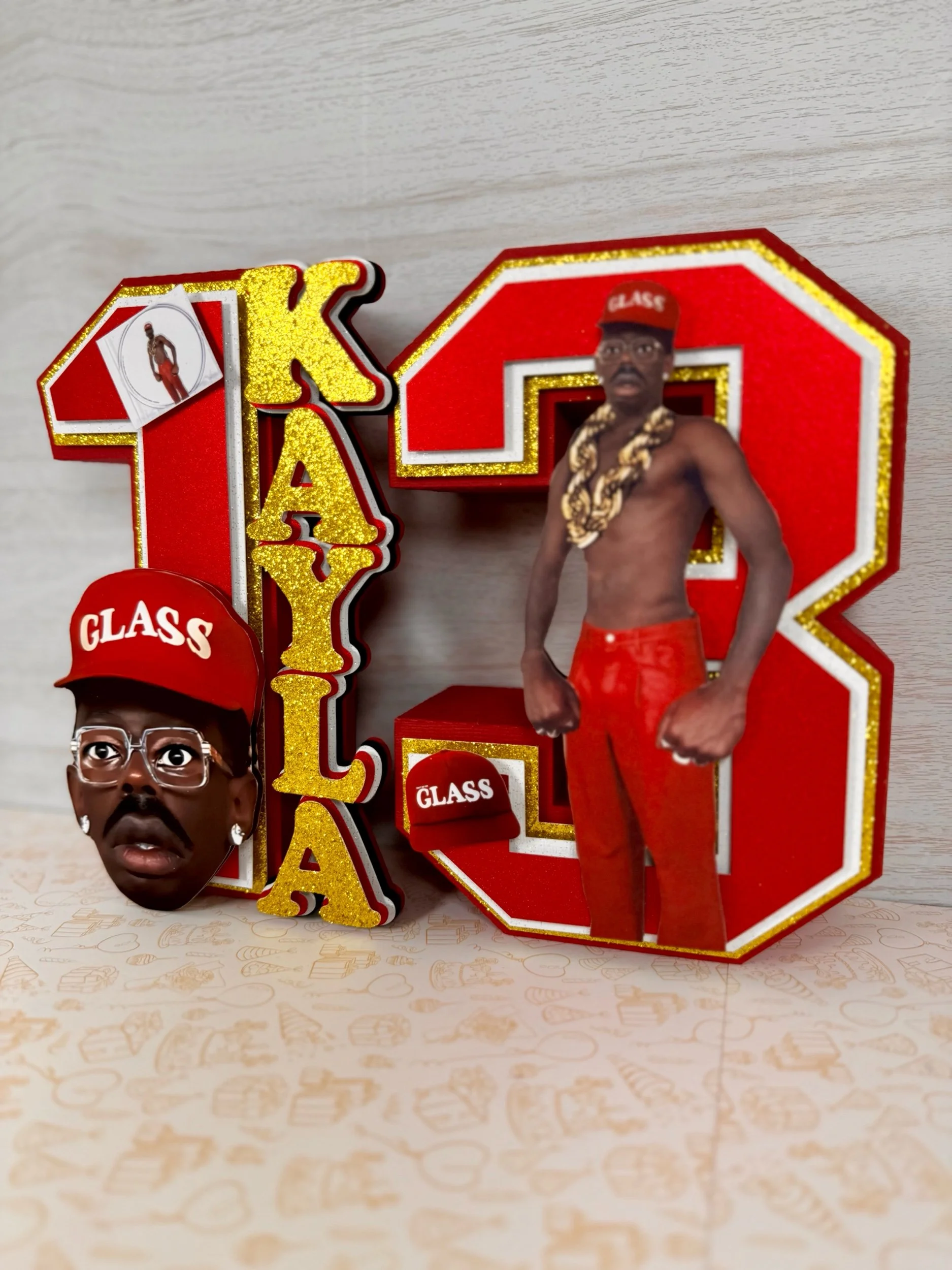 dont tap the glass 3d numbers