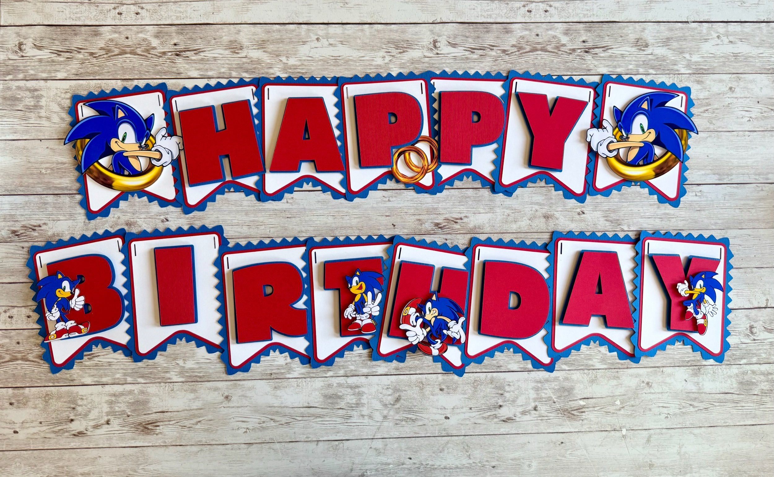 sonic Birthday banner
