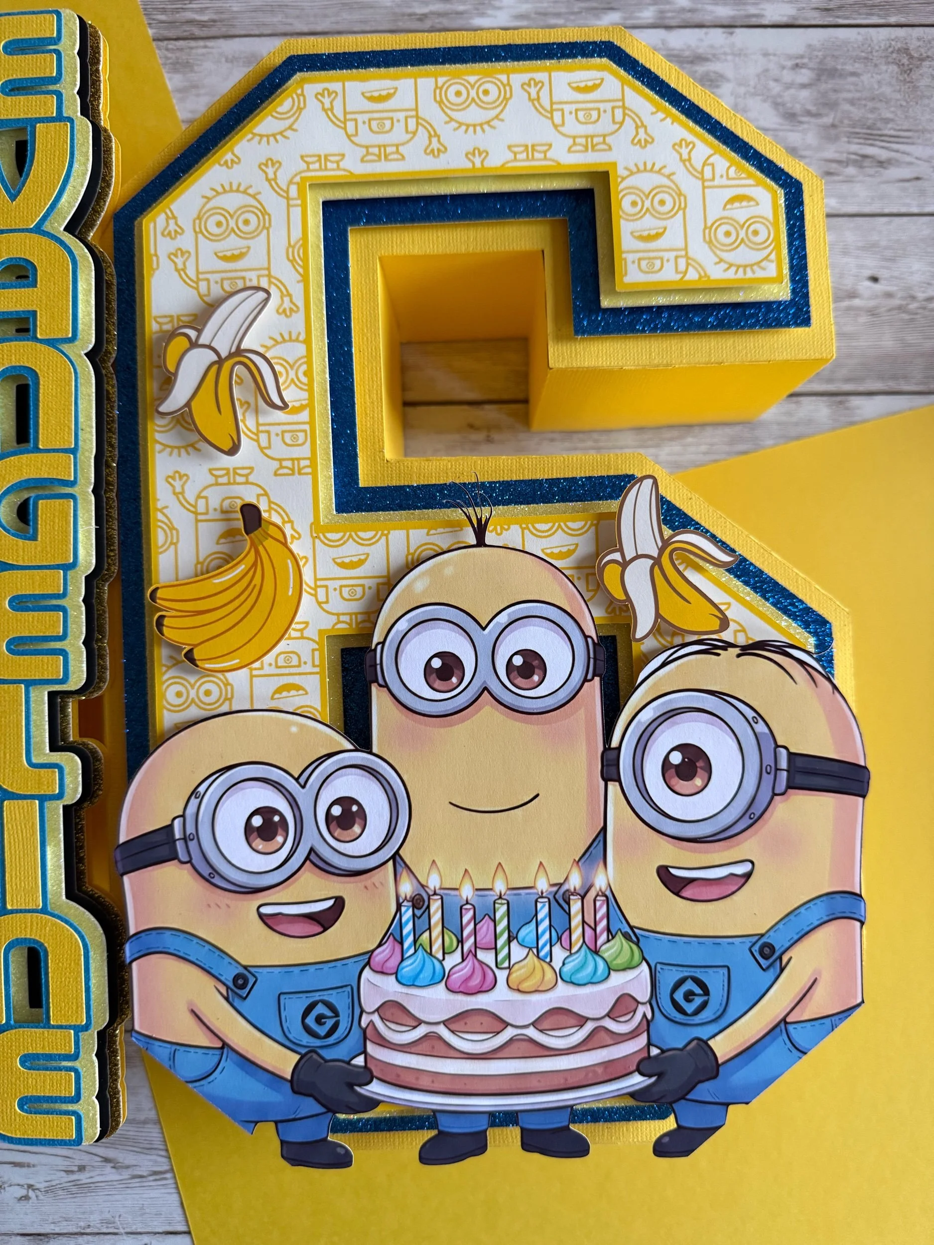 minions 3d numbers
