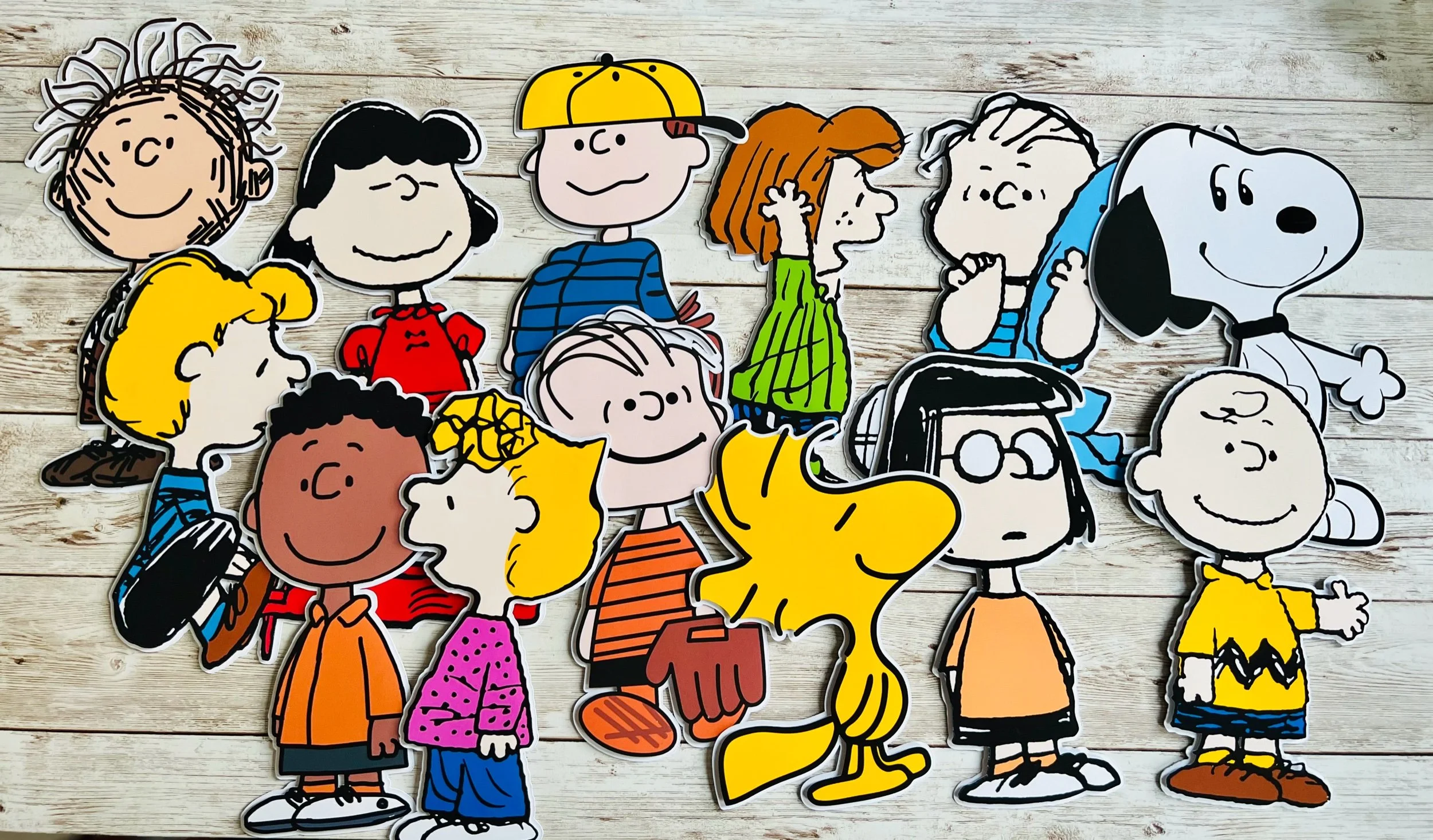 charlie brown characters cutouts