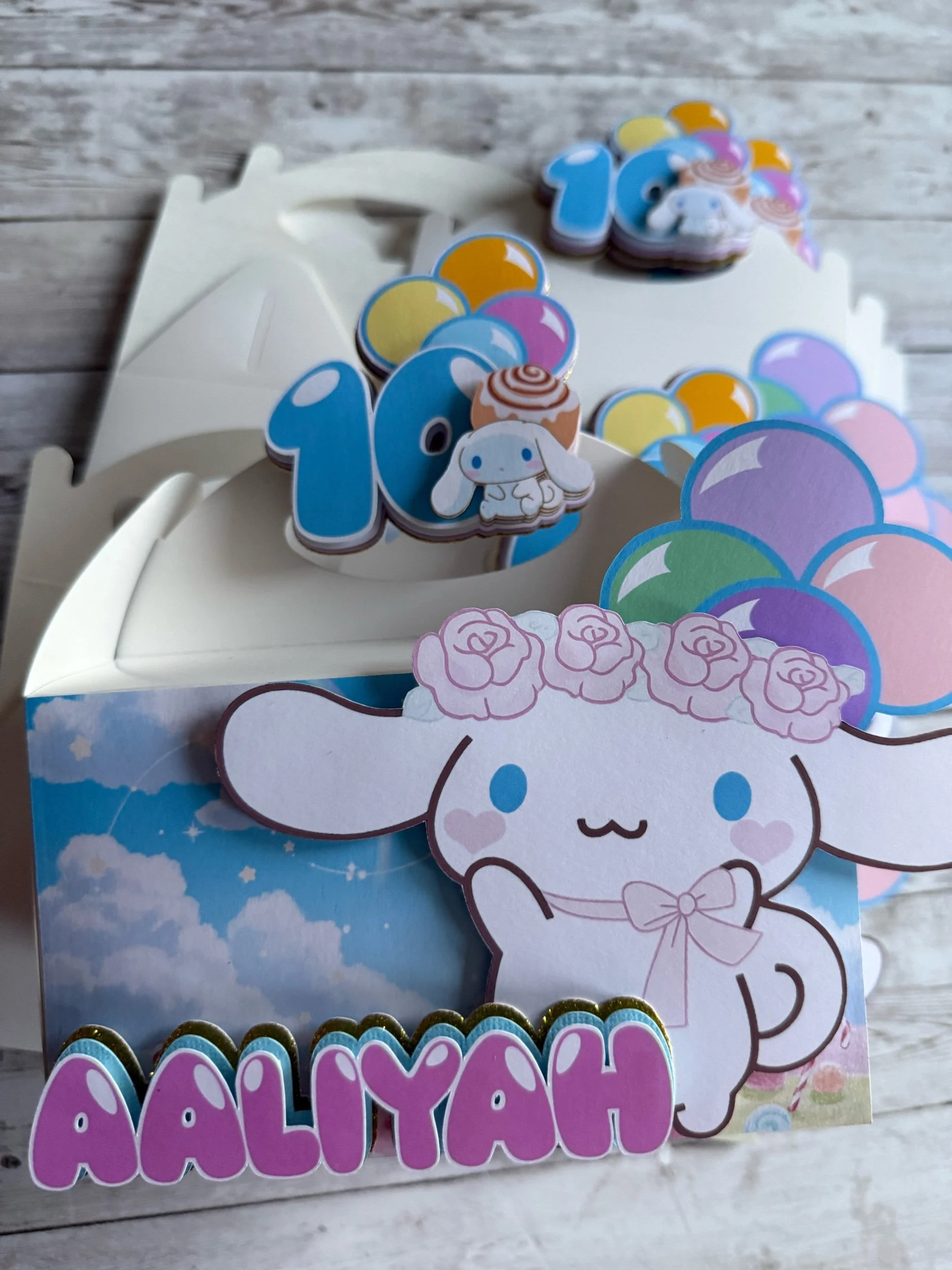 cinnamaroll favor boxes