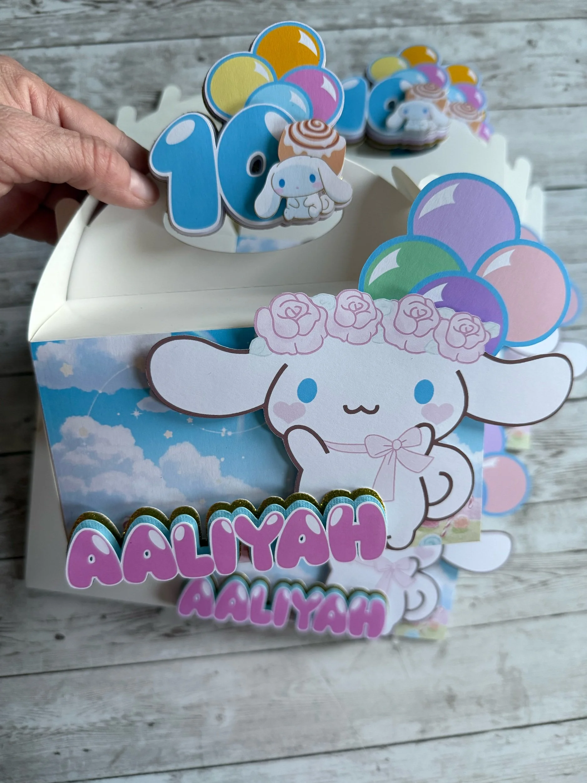 cinnamaroll favor boxes