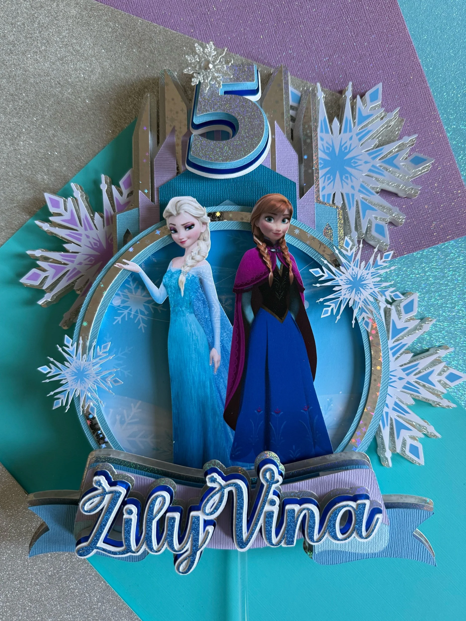 princess cake topper