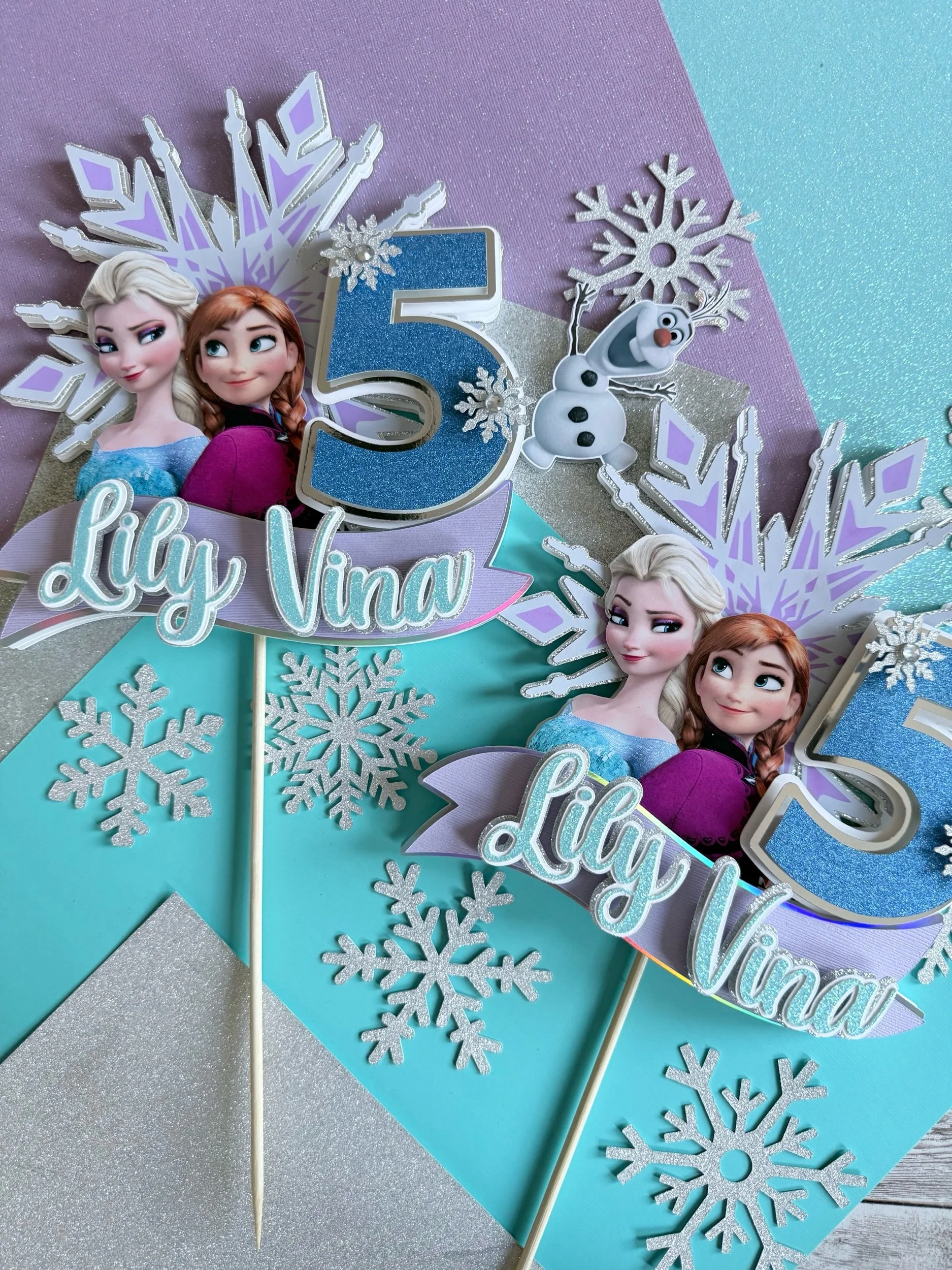 Frozen centerpieces