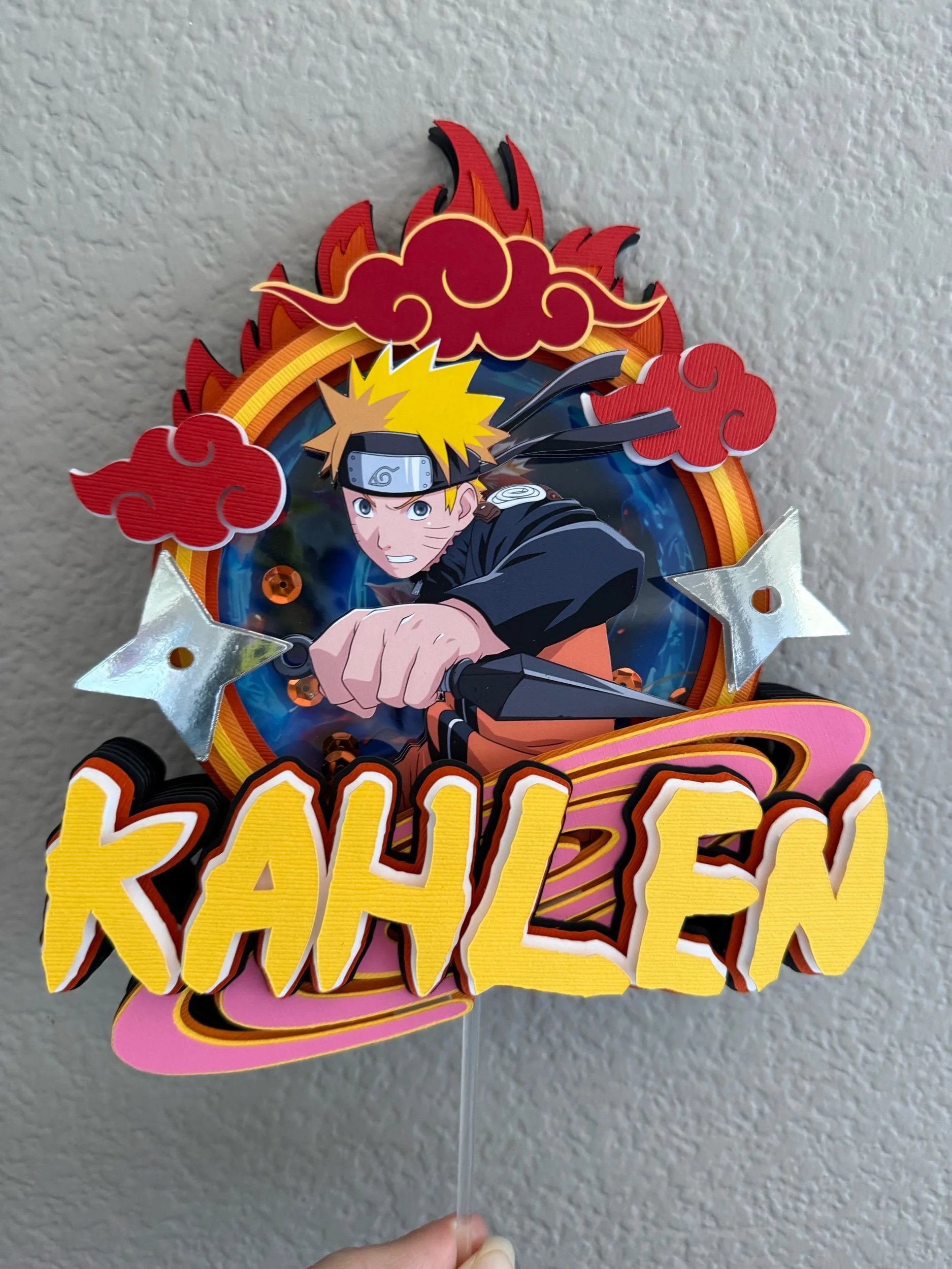 naruto cake topper