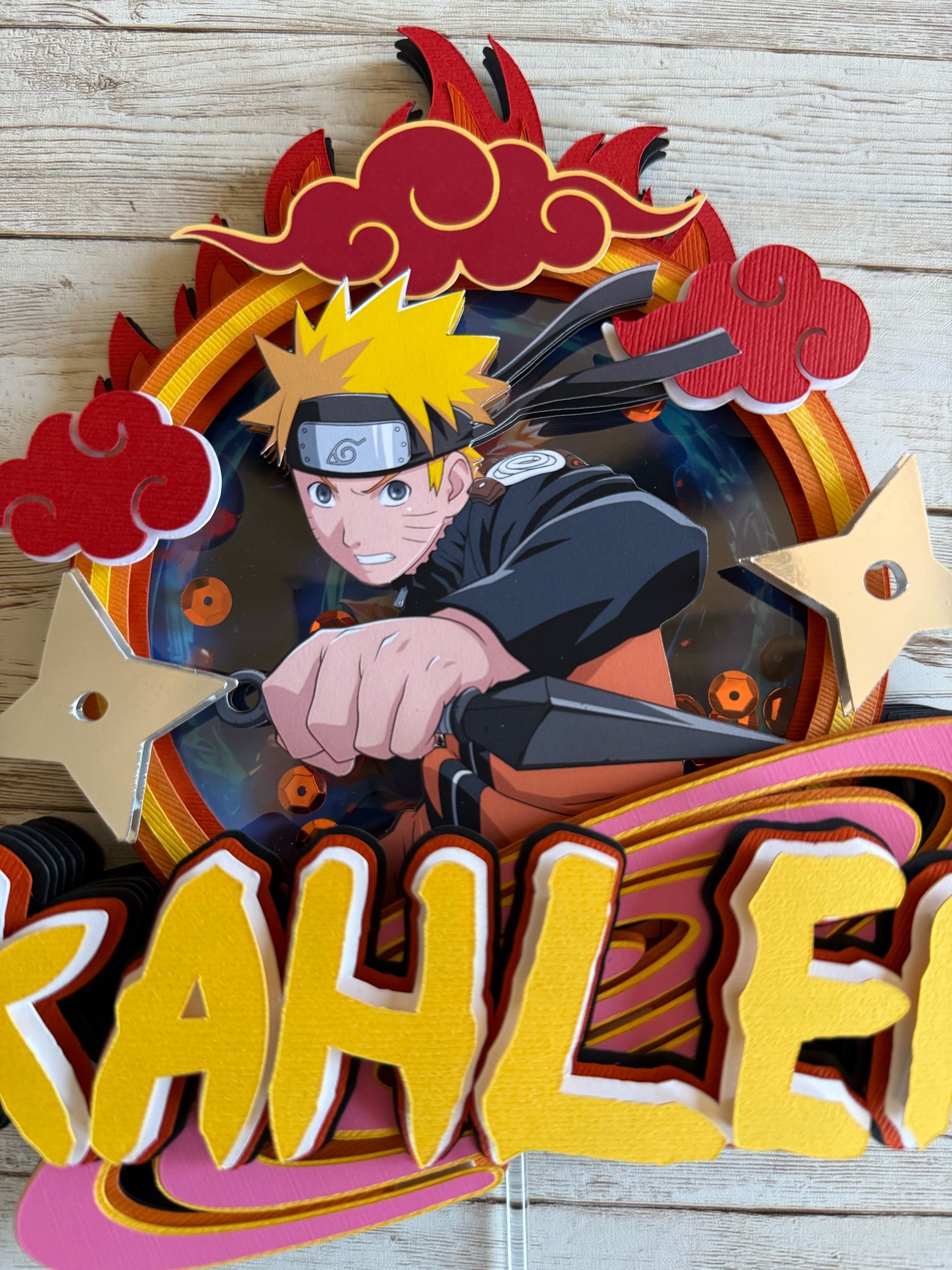 naruto cake topper