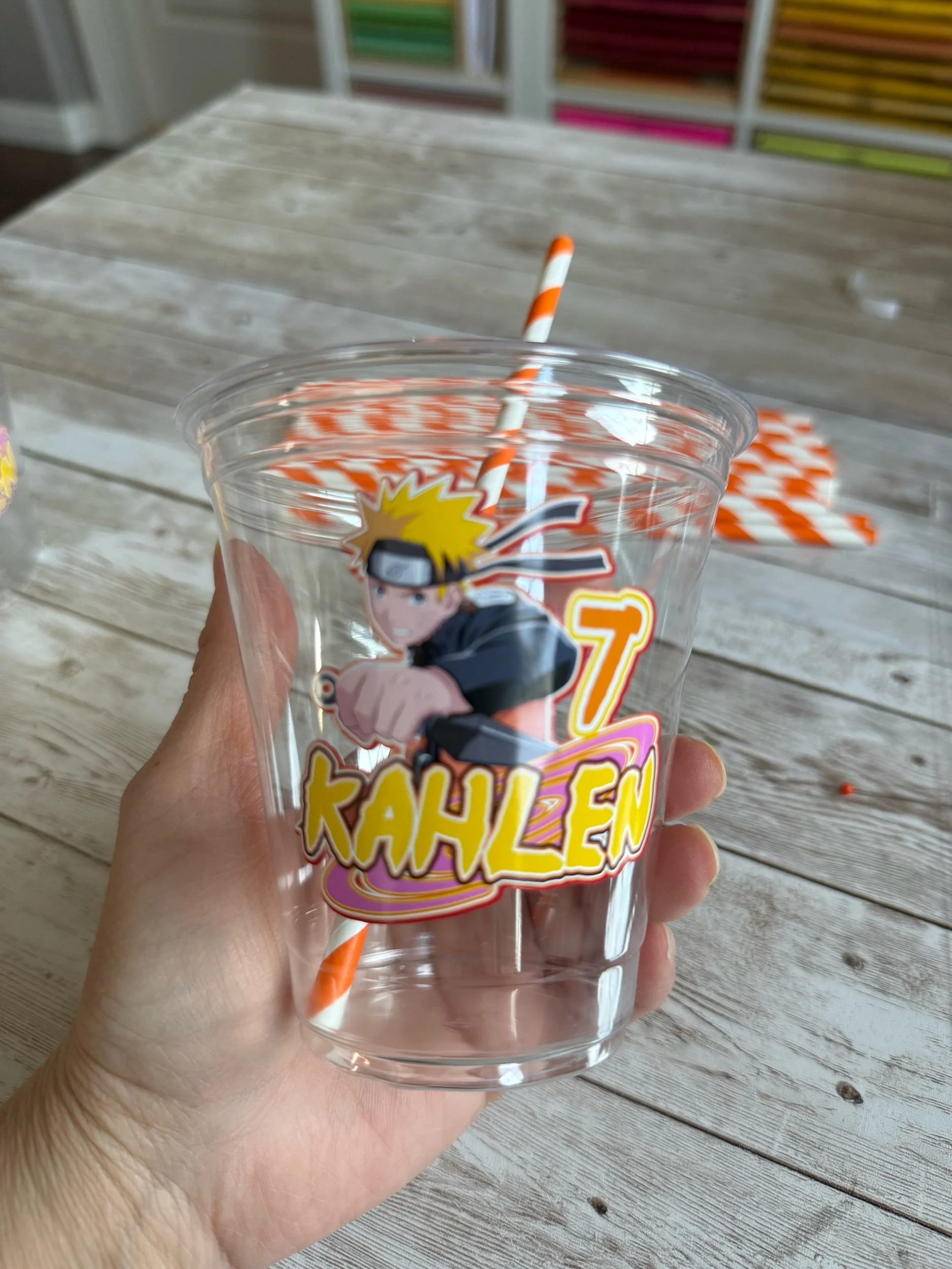Personalized Anime Ninja Cups