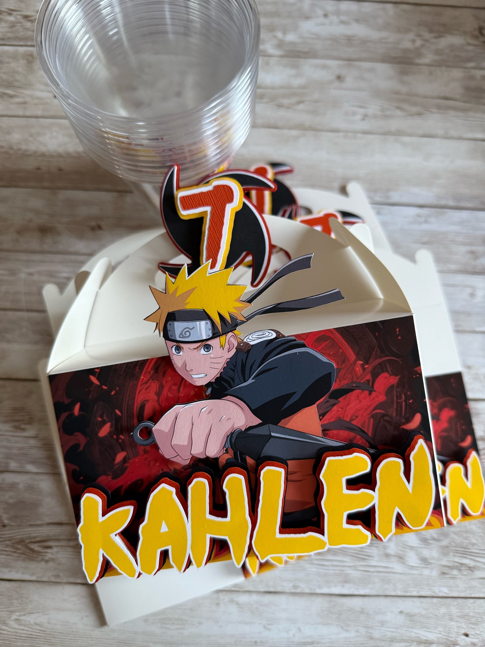 naruto Favor boxes