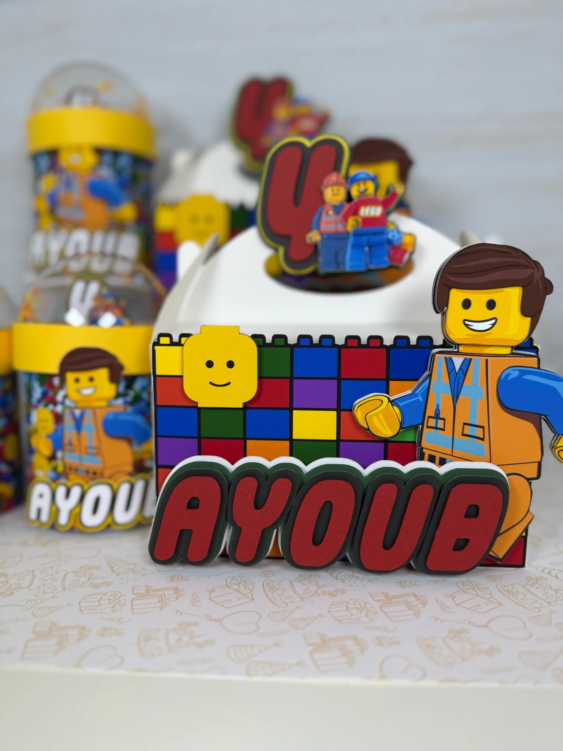 lego favor boxes