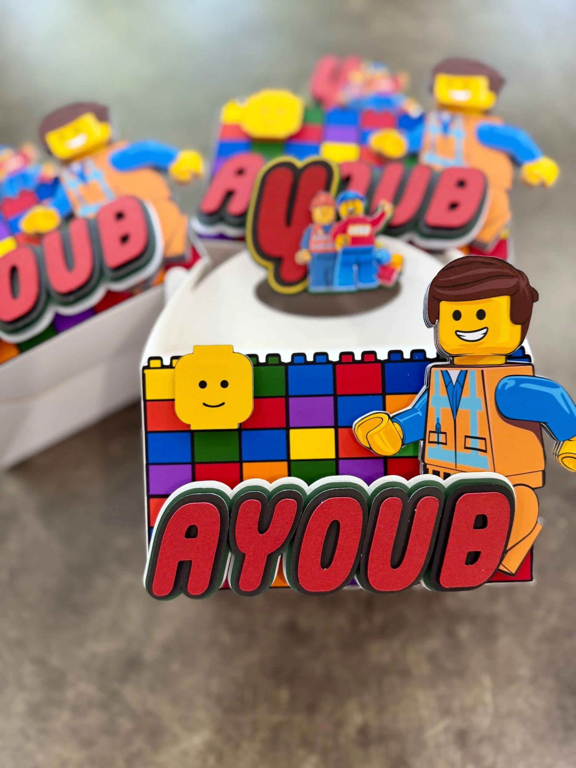 lego favor boxes