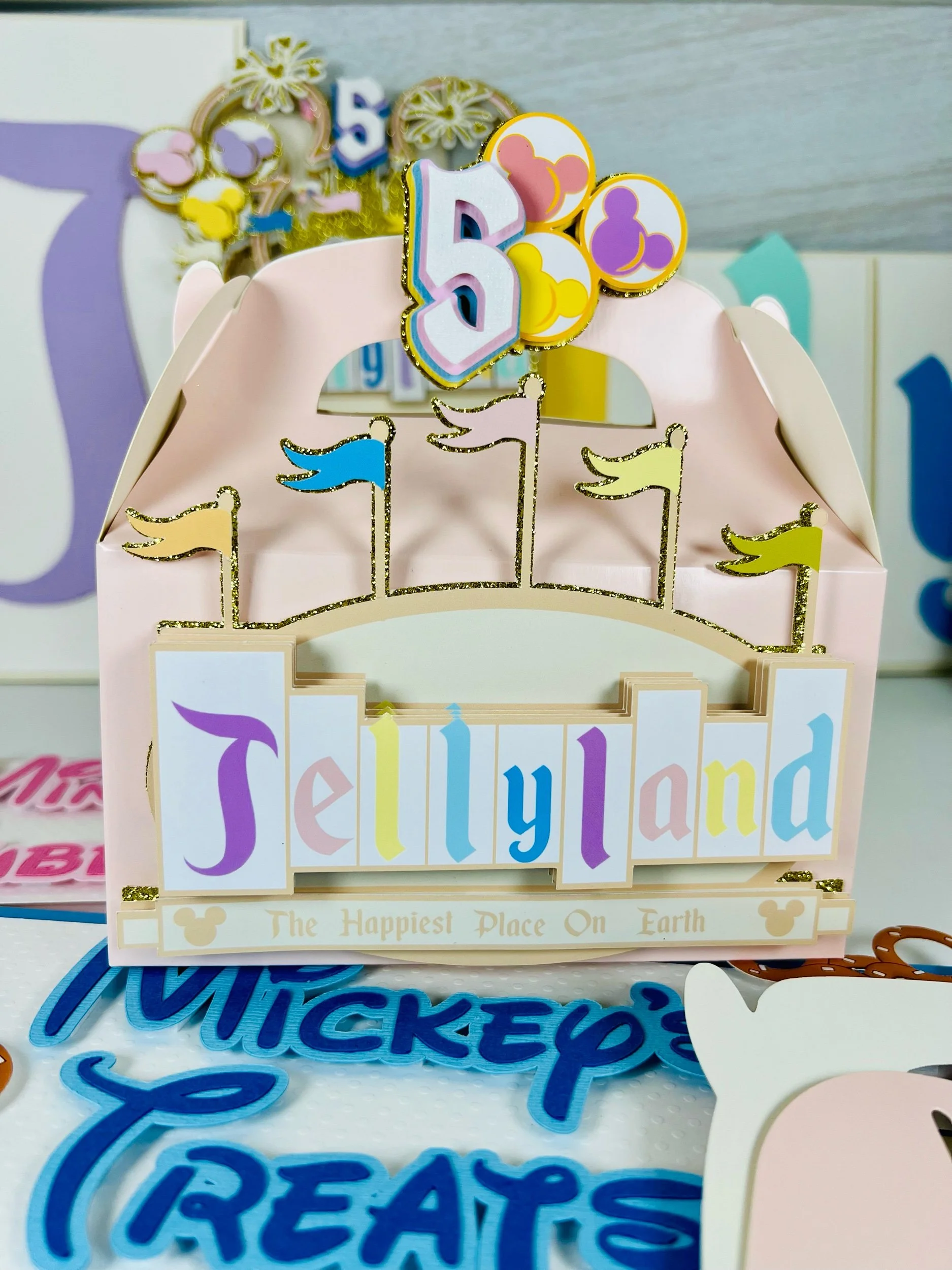 Personalized Park Favor Boxes