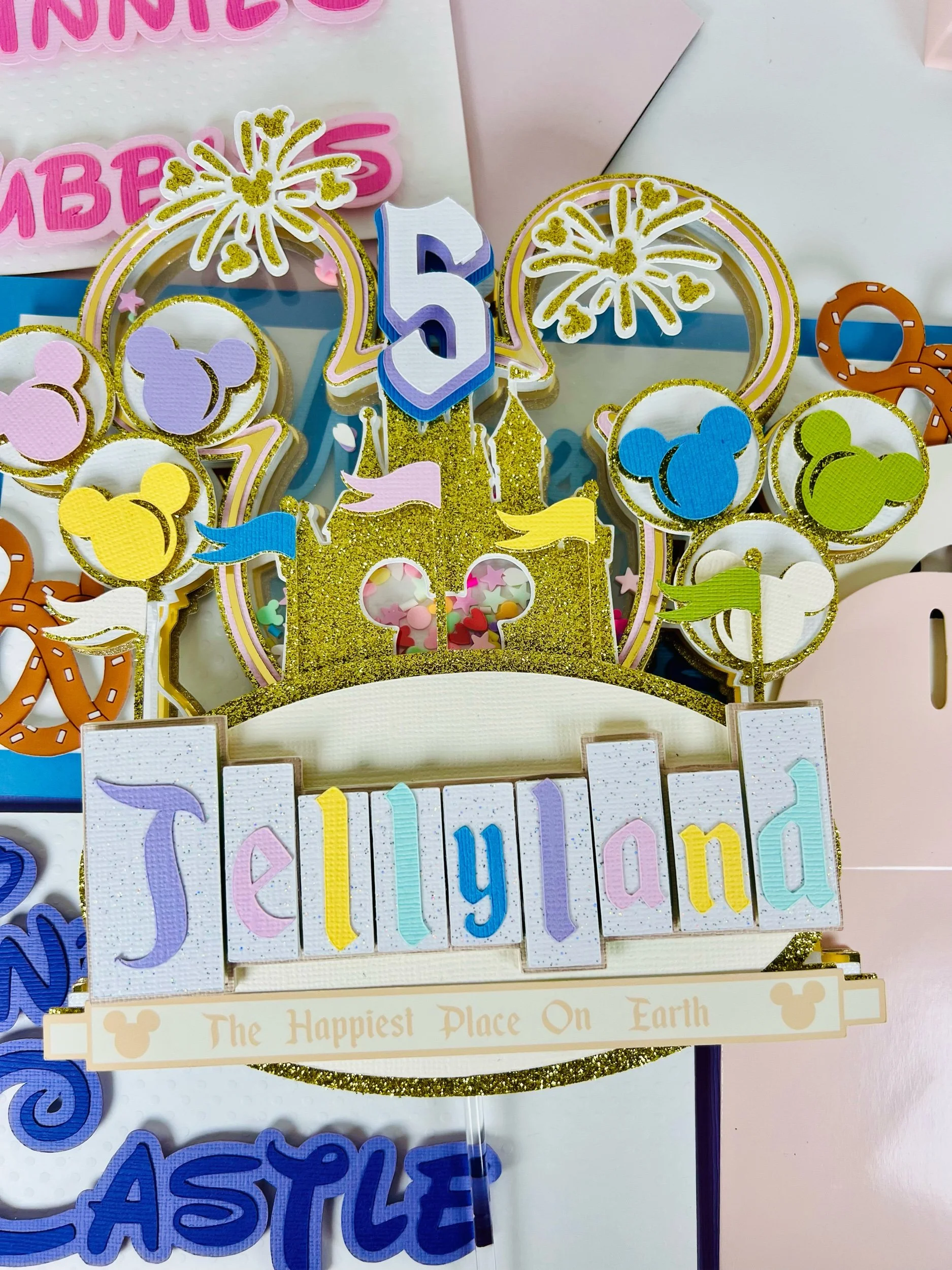 Personalized Park Shaker Cake Topper