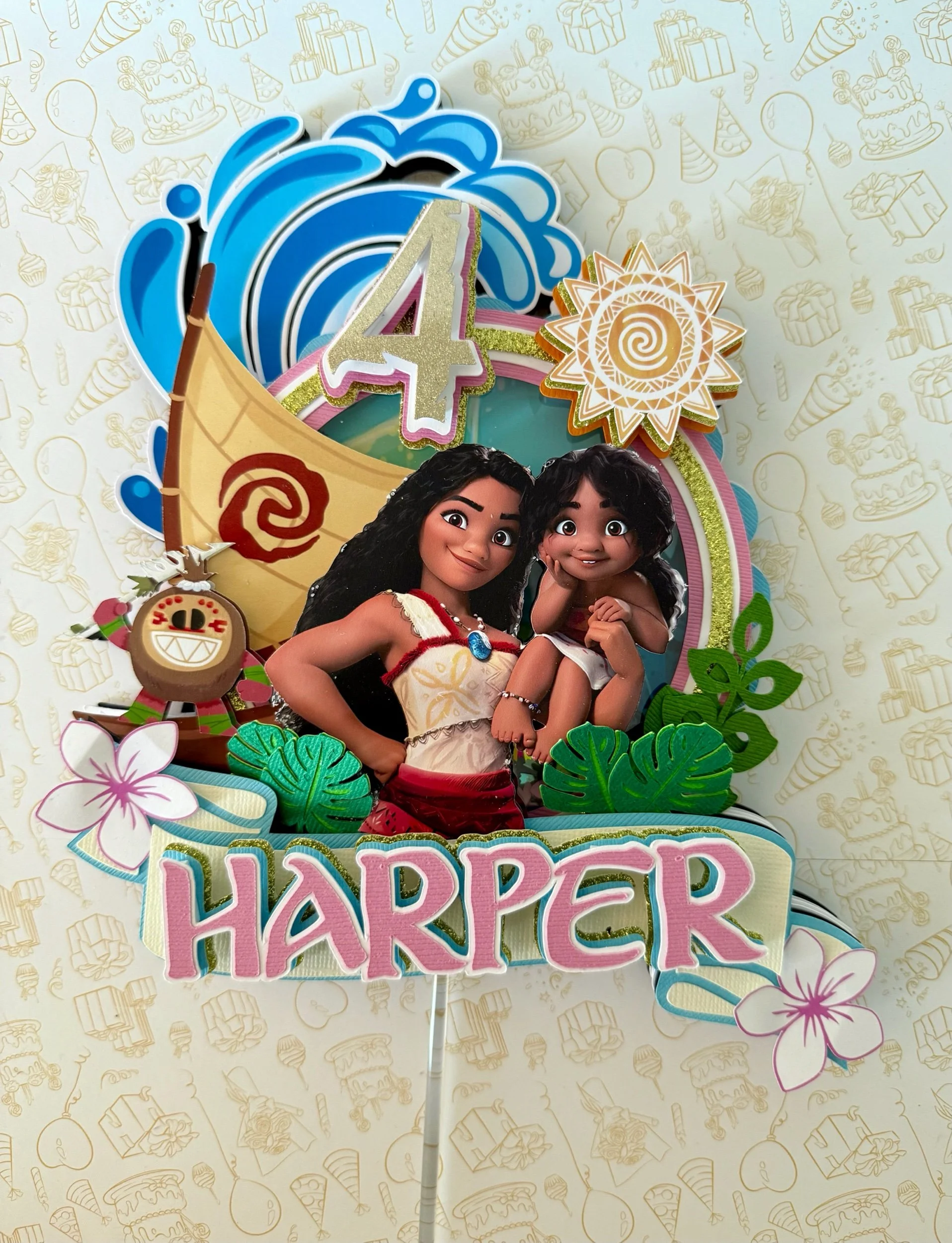 Moana Cake topper