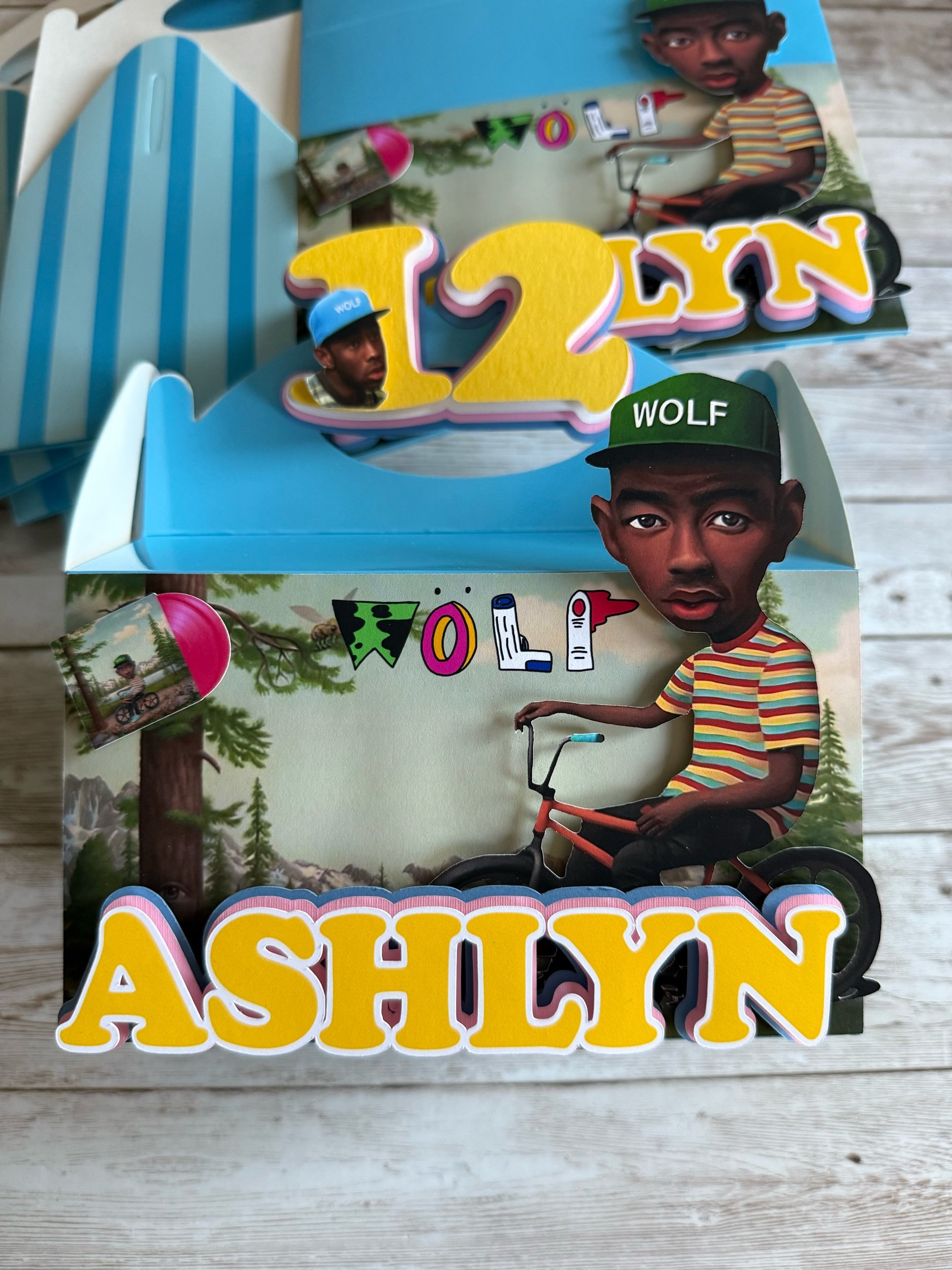 Tyler the creator wolf favor boxes