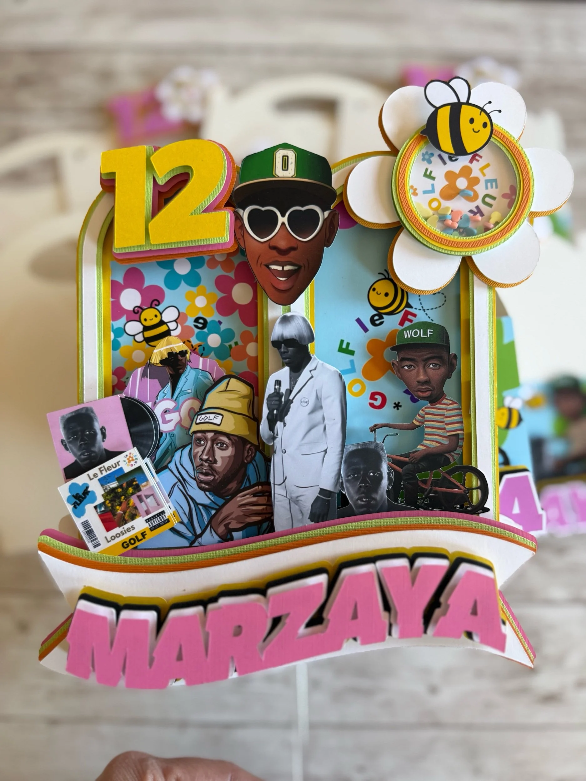 Personalized The Creator Mix Cake Topper