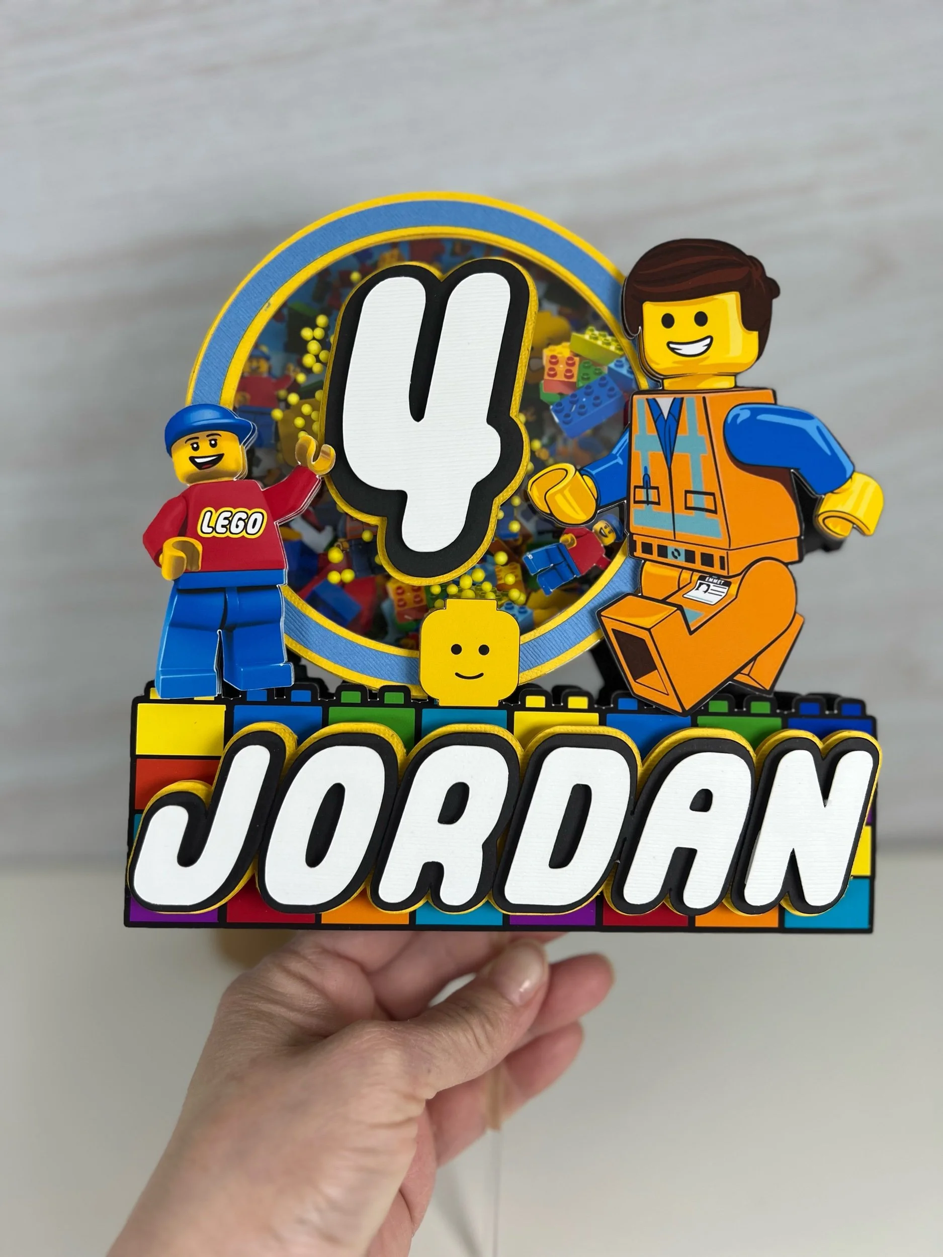 Lego Cake Topper