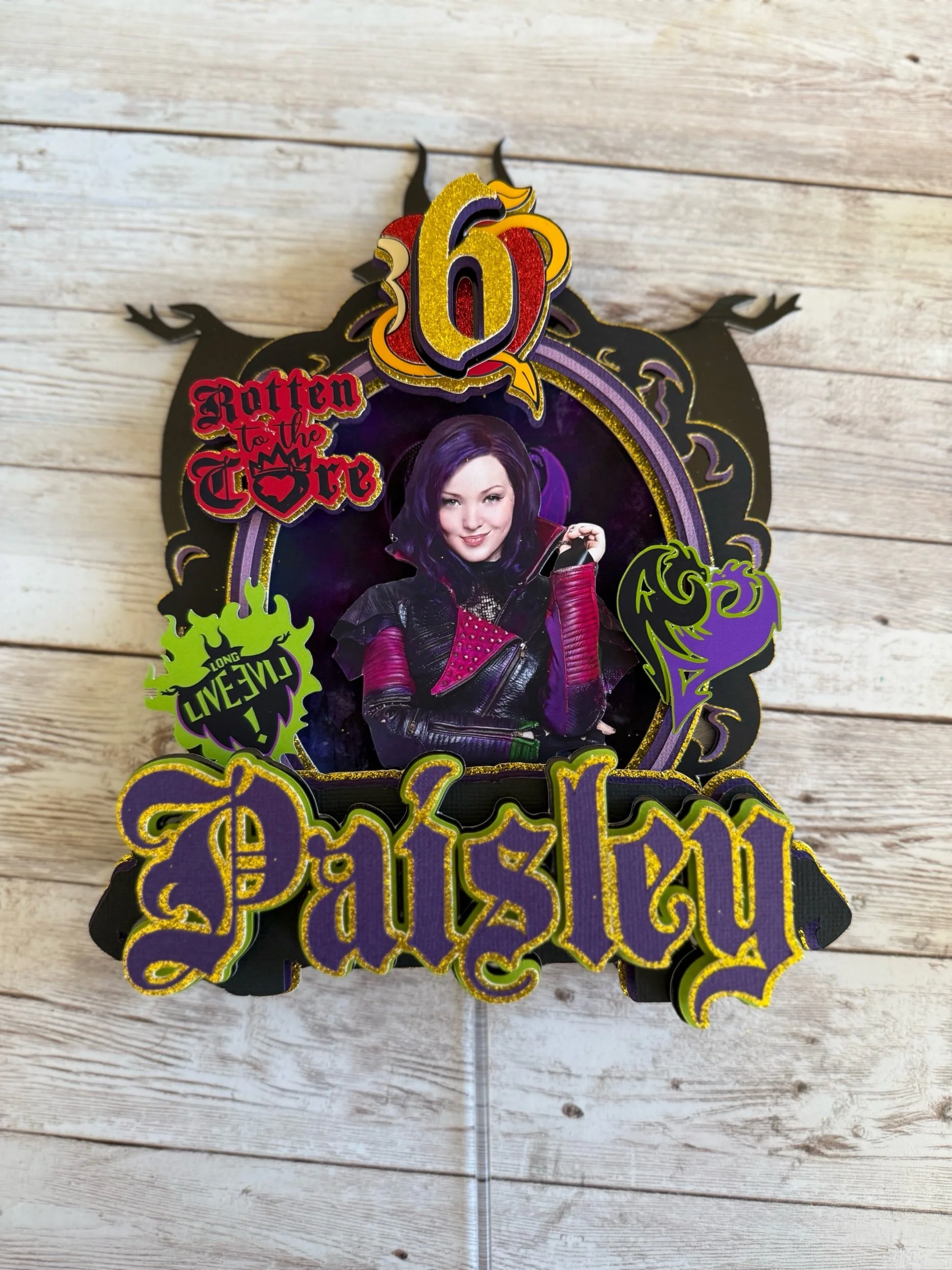 Rotten to the Core Cake Topper
