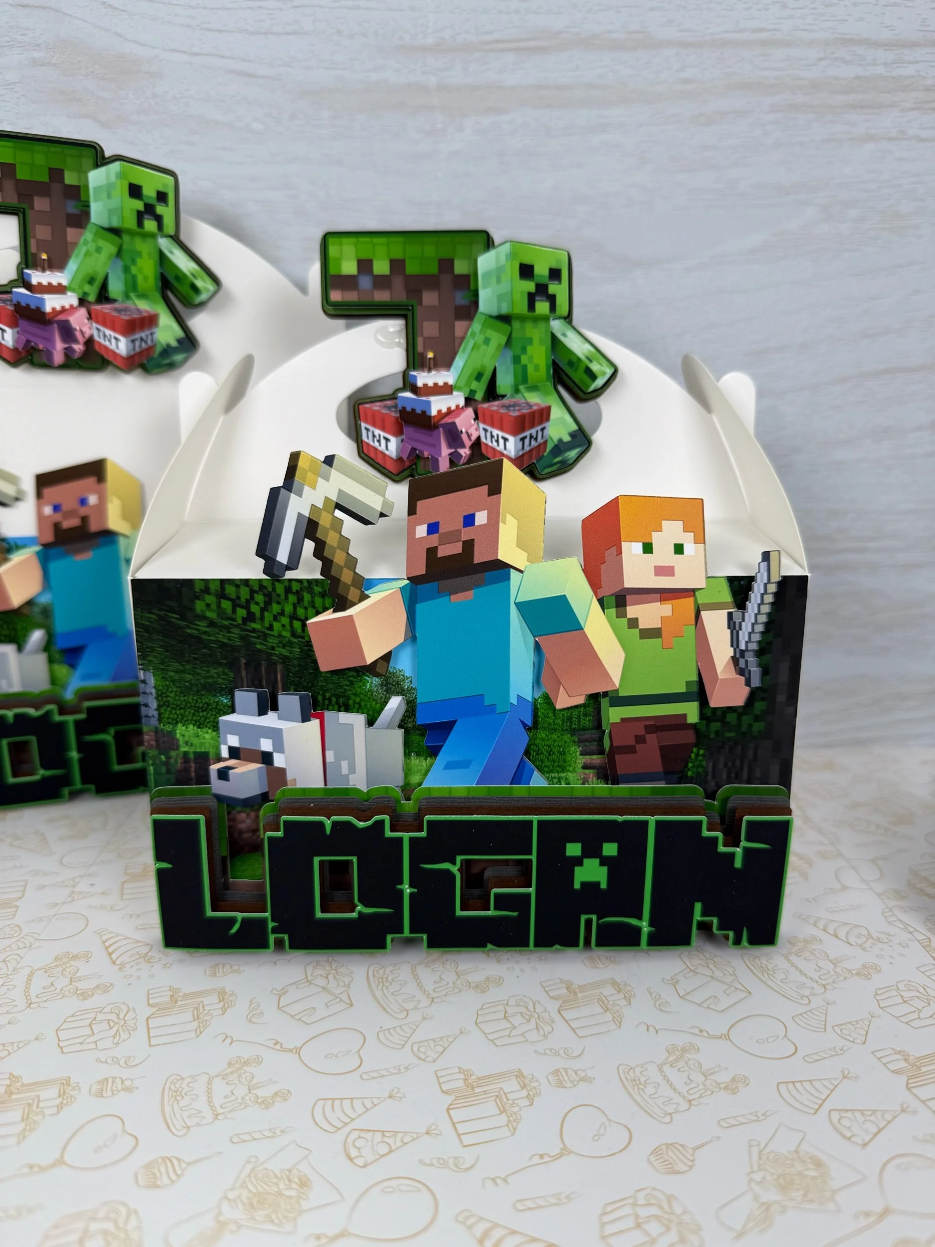 Personalized Miner Favor Boxes