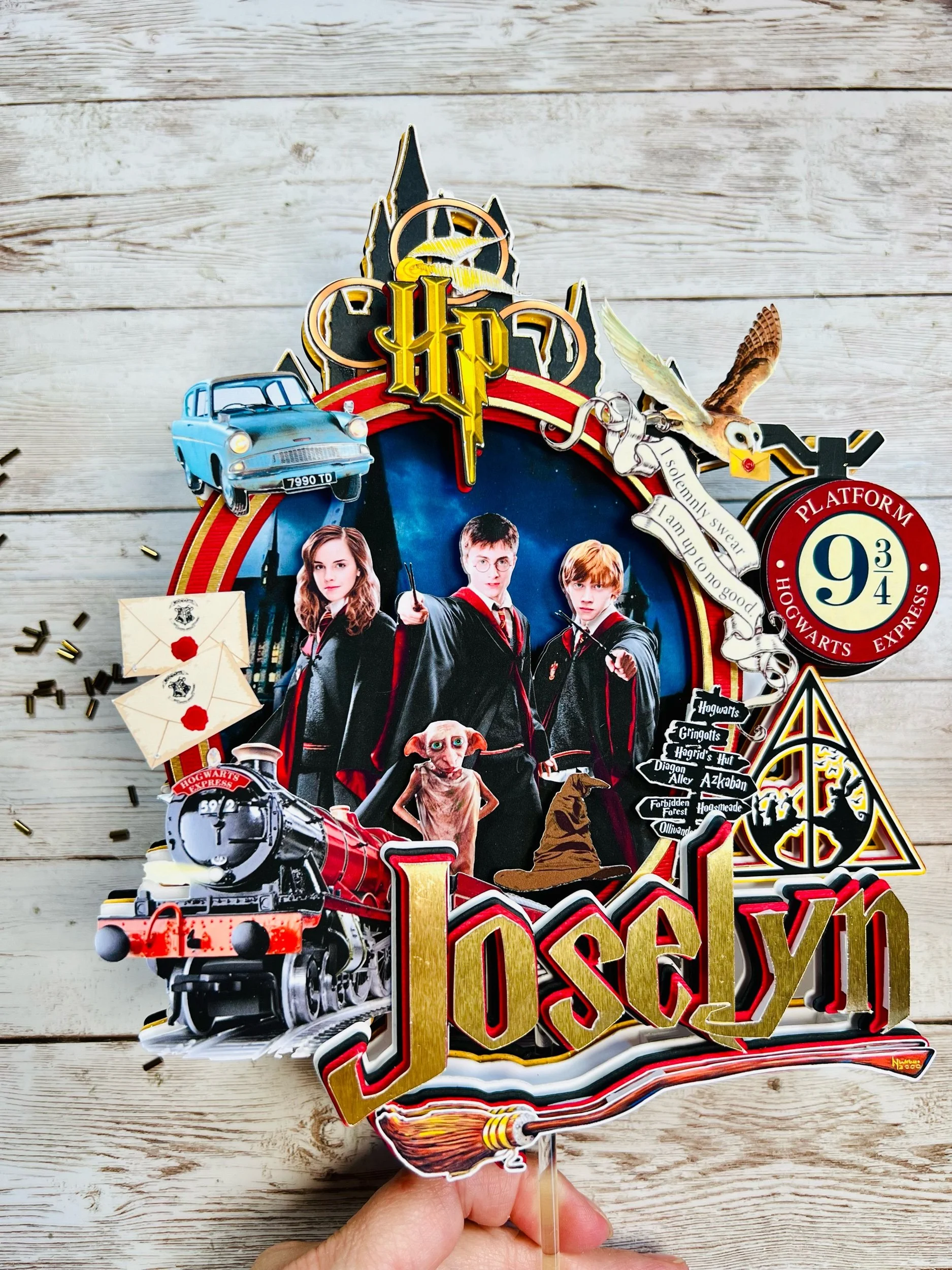 Harry Potter cake topper