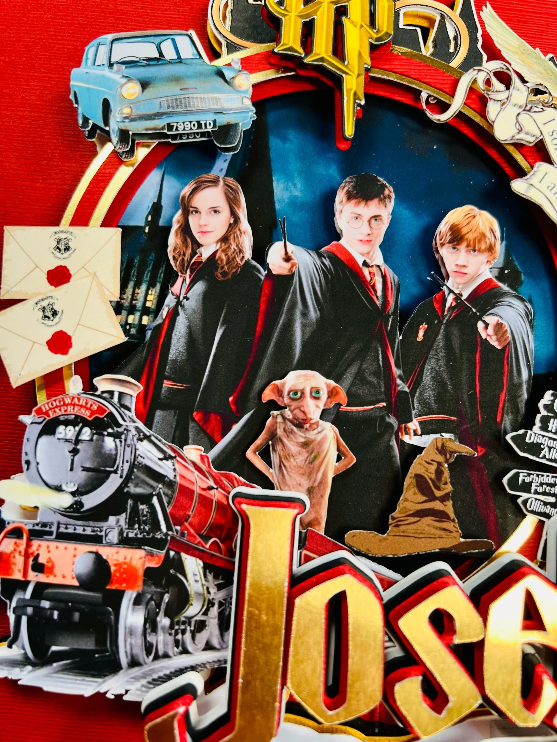 Harry Potter cake topper
