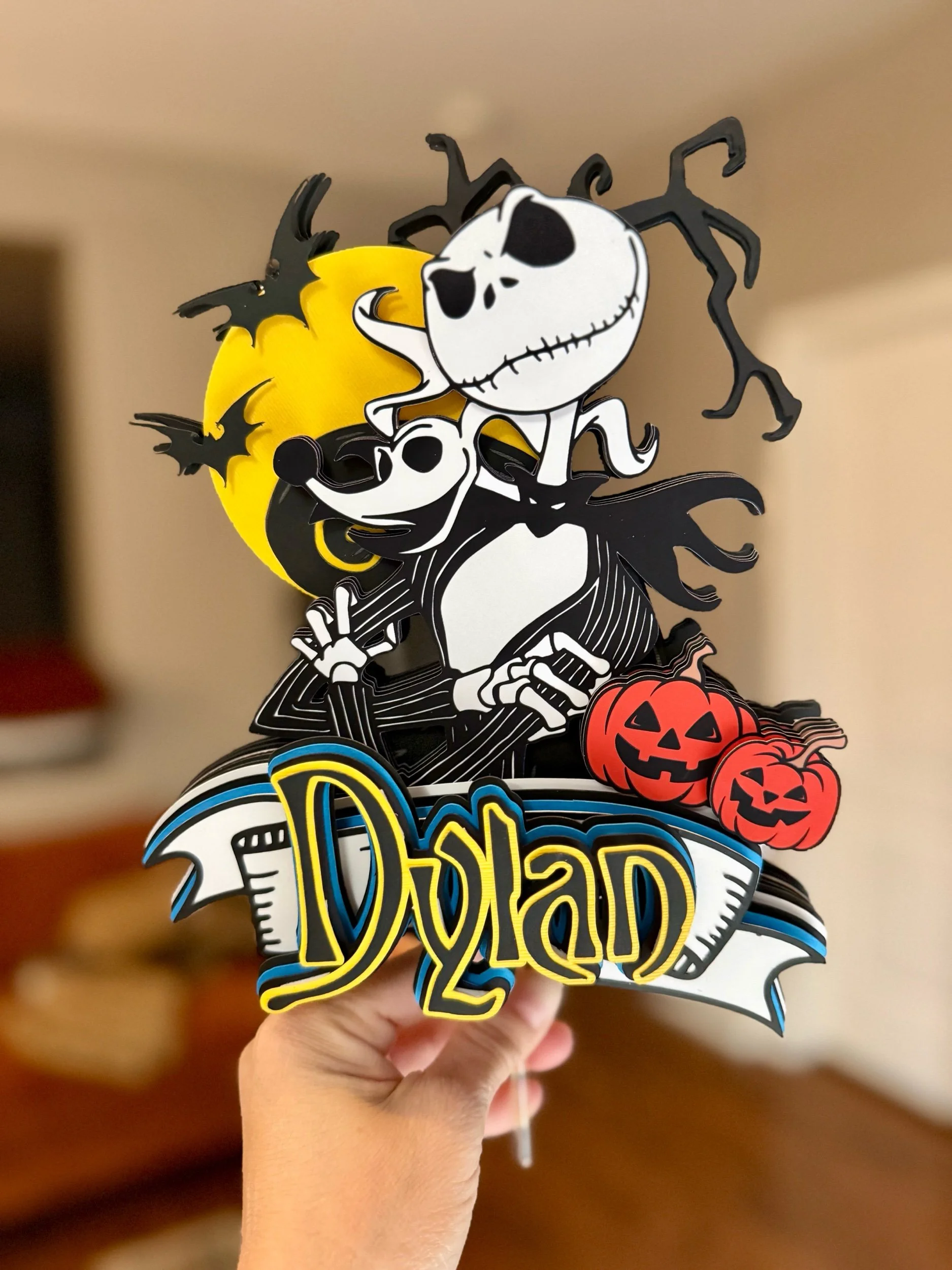 Personalized Jack  Cake Topper