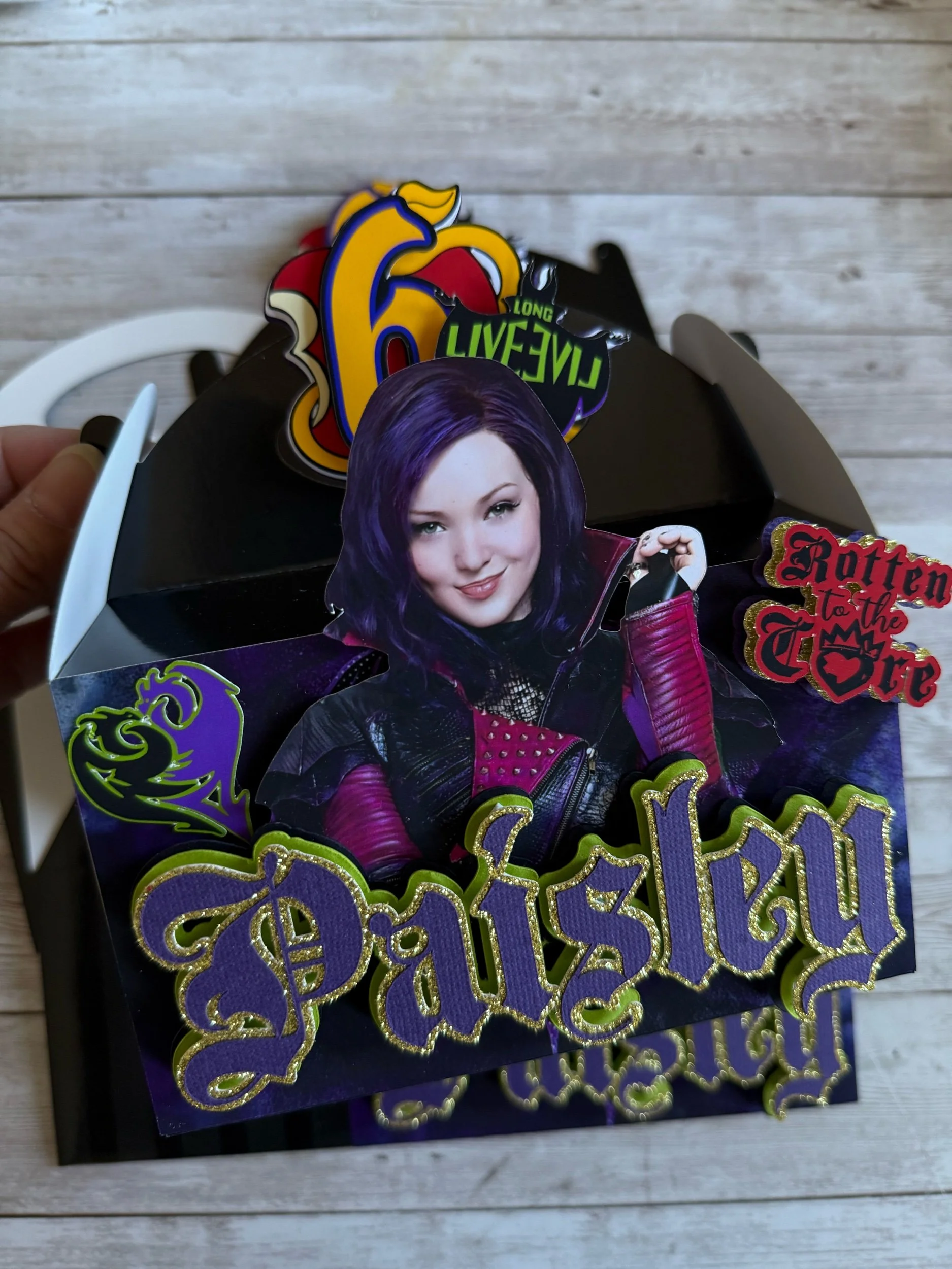 Personalized Rotten to the Core Favor Boxes