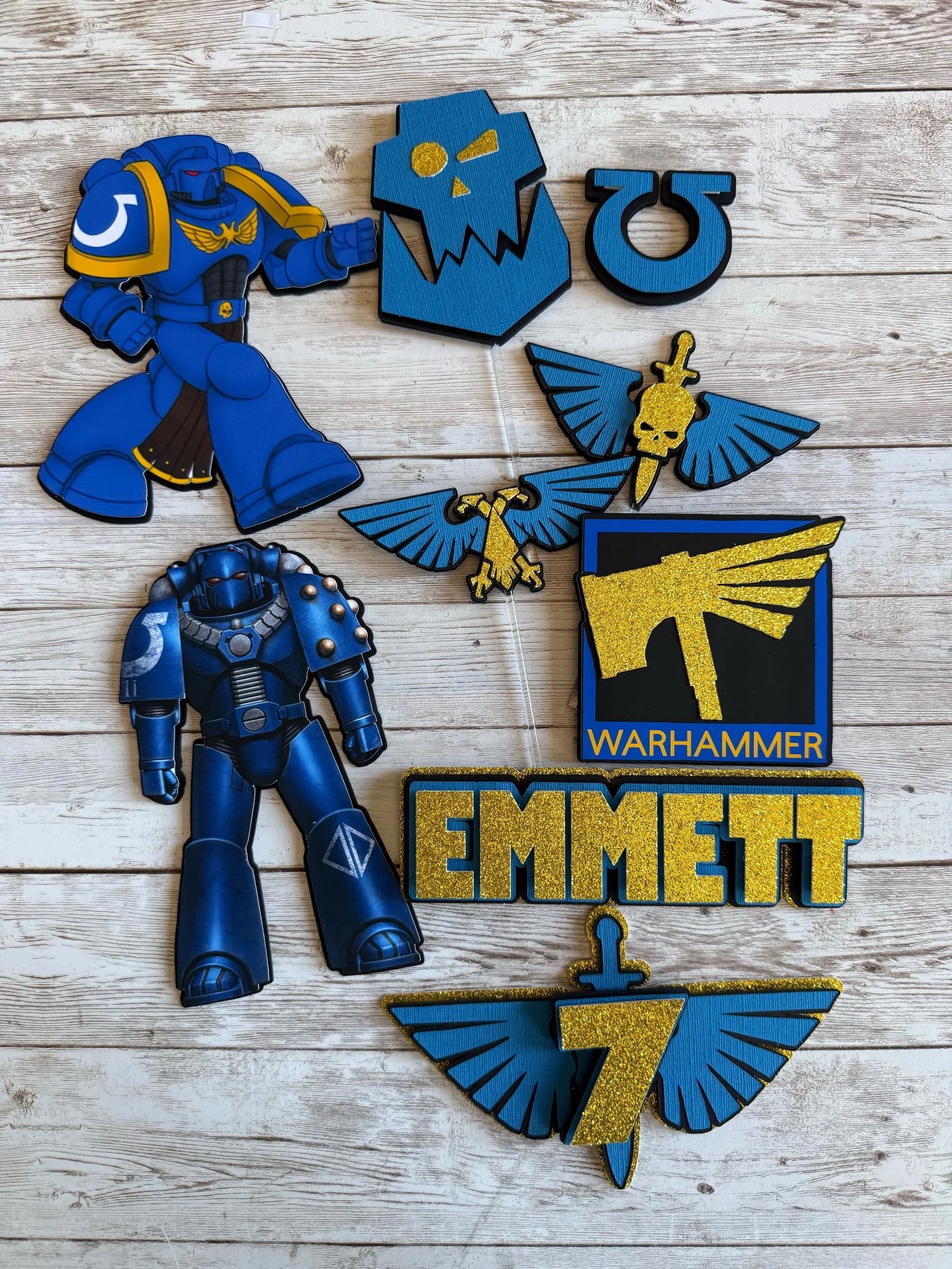warhammer cake topper