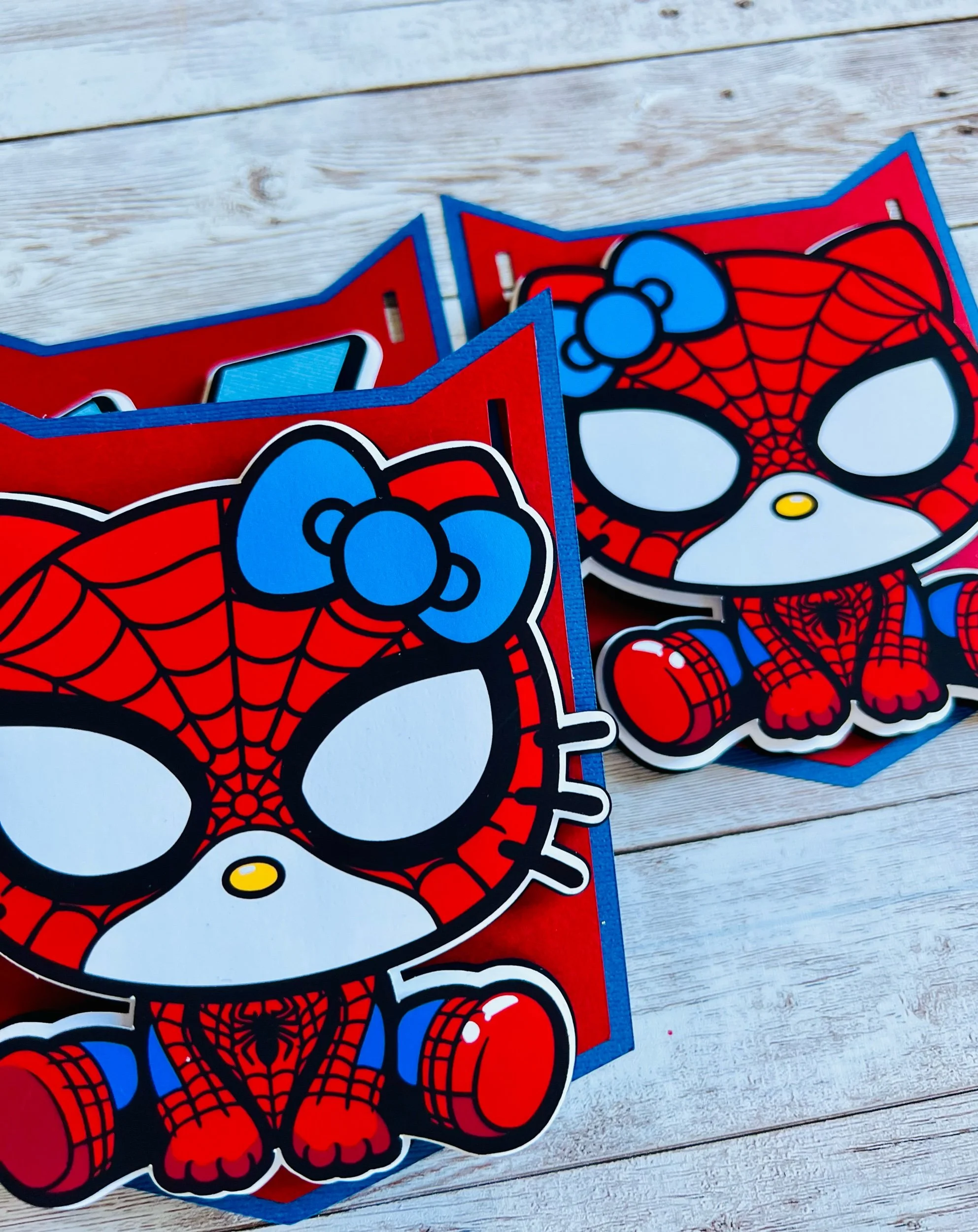 hello kitty Spiderman banner