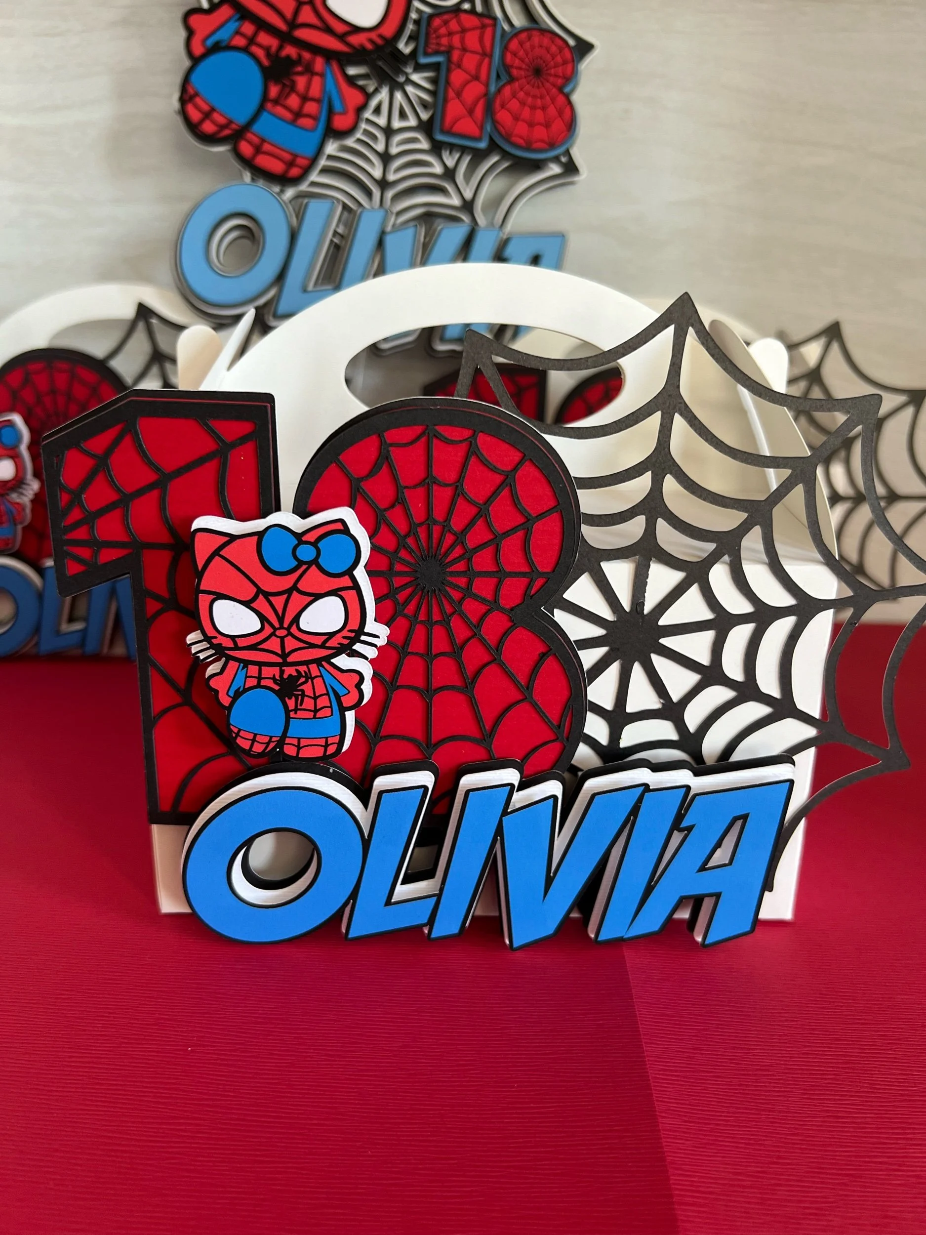 Spiderman favor boxes