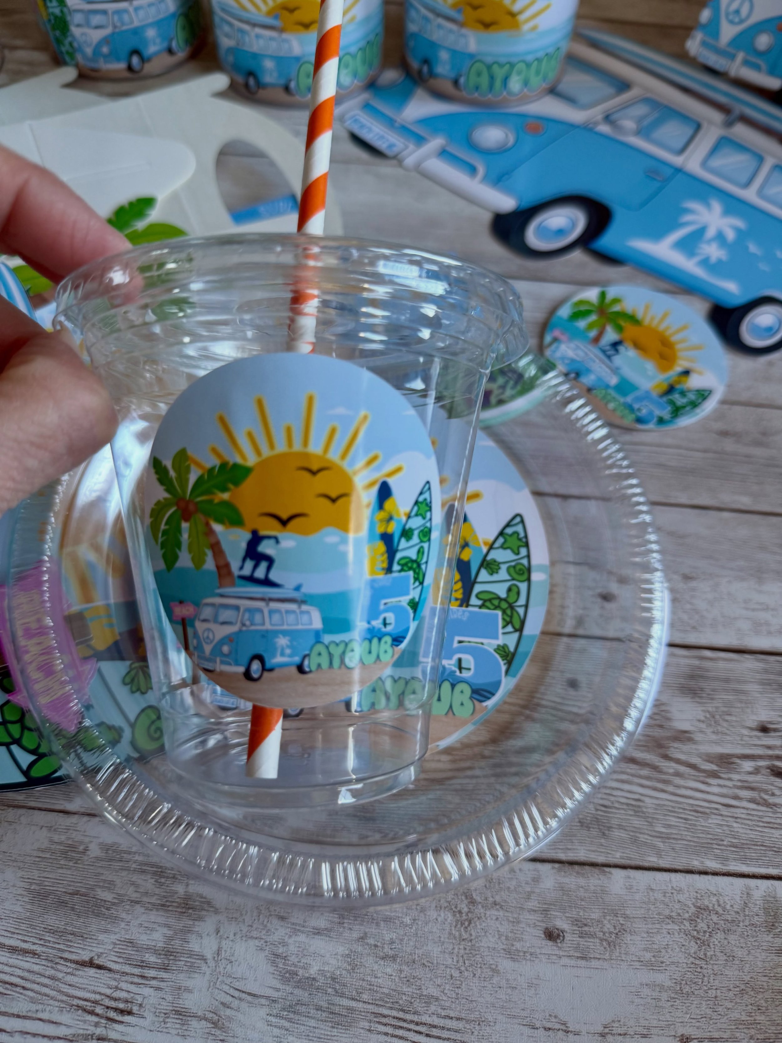 🌊🏄&zwj;♀️ POV: Your beach party just got a whole lot cuter! ☀️🌴

Serving up ALL the summer vibes with these personalized Surf Beach plates &amp; cups! 🏄&zwj;♂️💦✨

Perfect for birthday parties, pool parties, beach celebrations, and those summer m
