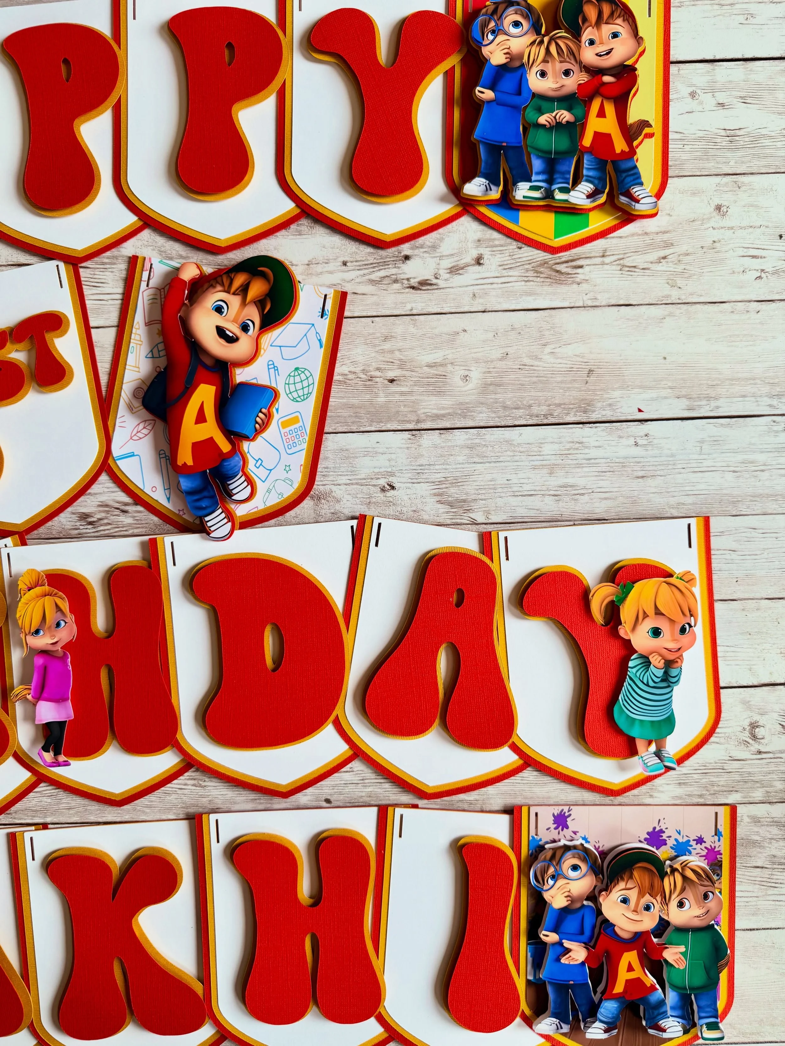 🚨 STOP SCROLLING! 🐿️🎉

Alvin, Simon &amp; Theodore just crashed the birthday party! 🎶💙❤️💚

This personalized Alvin and the Chipmunks birthday banner is ready to make the celebration extra fun, colorful, and totally unforgettable! 🎂✨

Would you