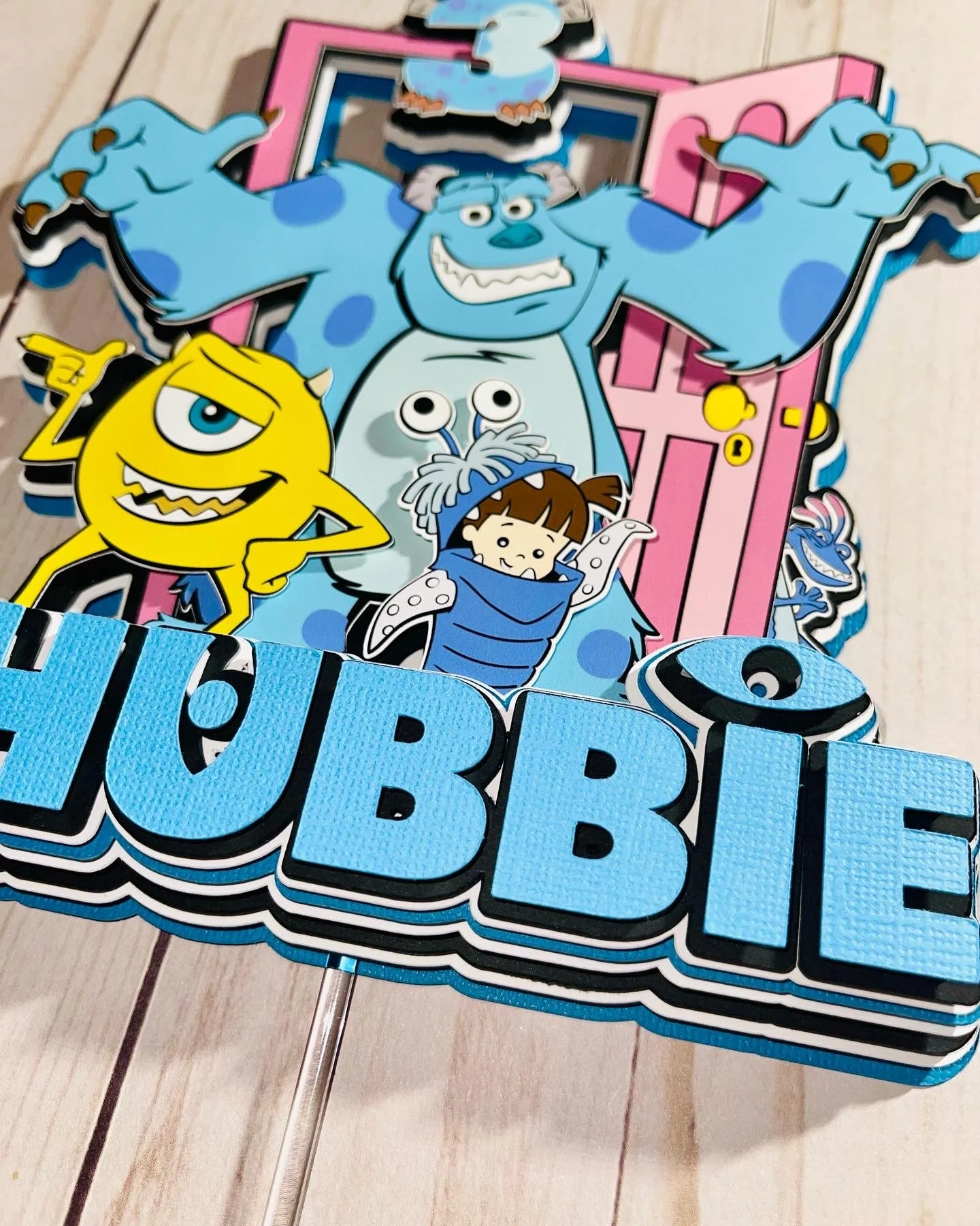 monsters inc cake topper