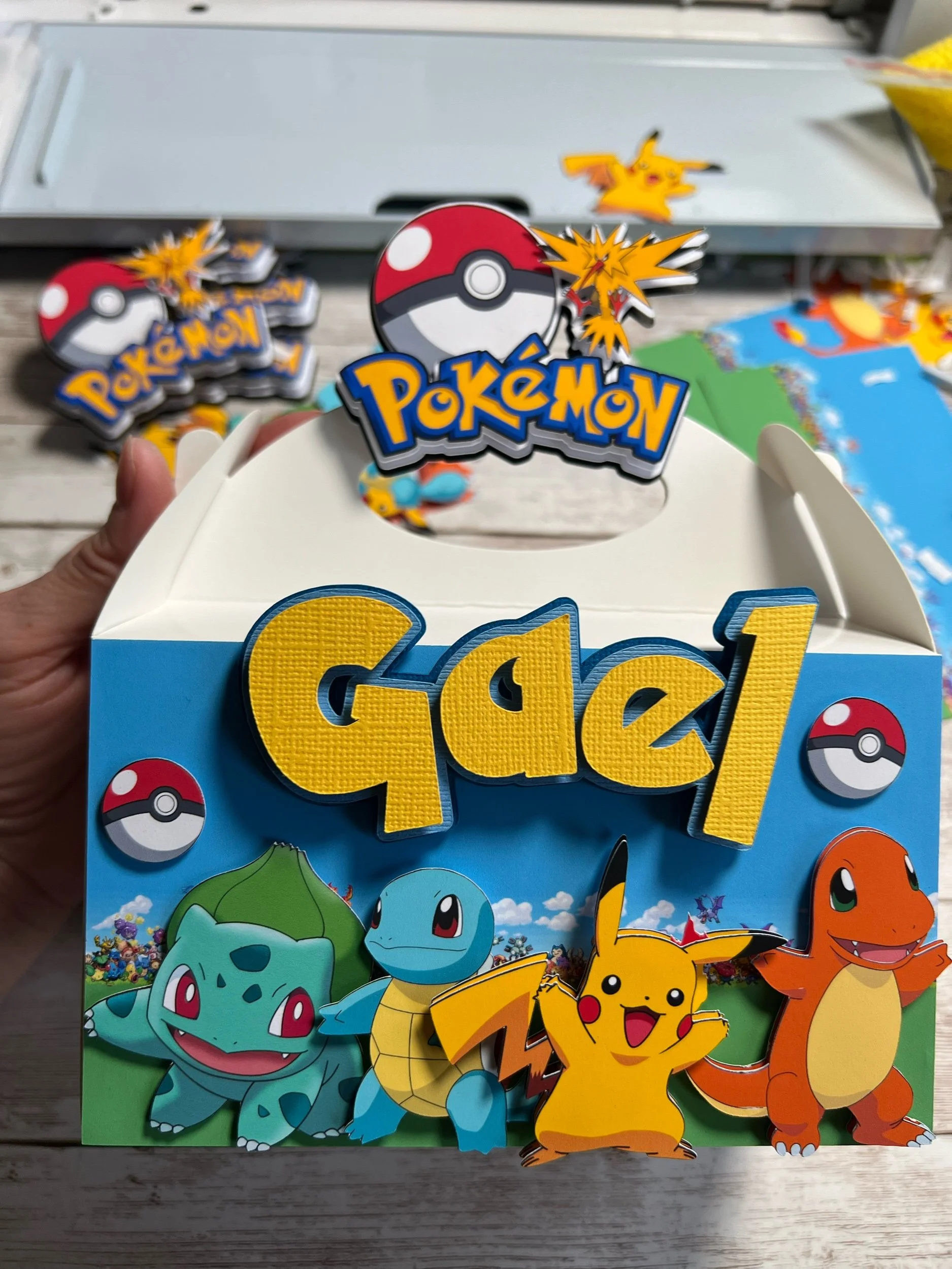 pokemon custom favor boxes