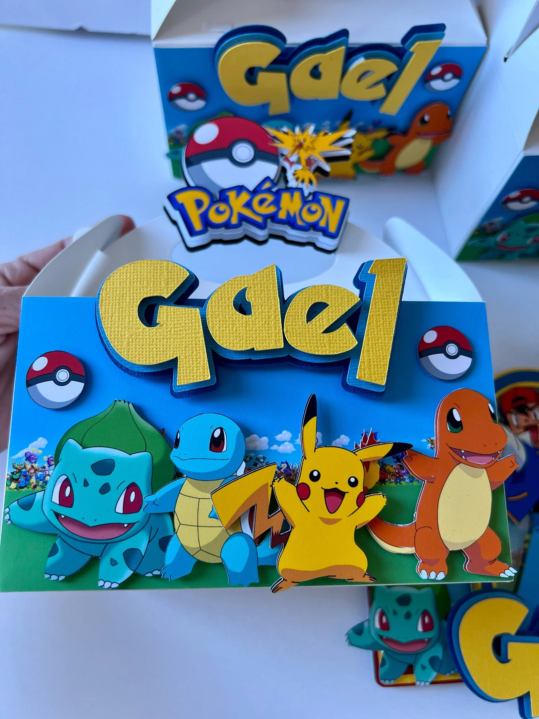 Pokemon Favor boxes