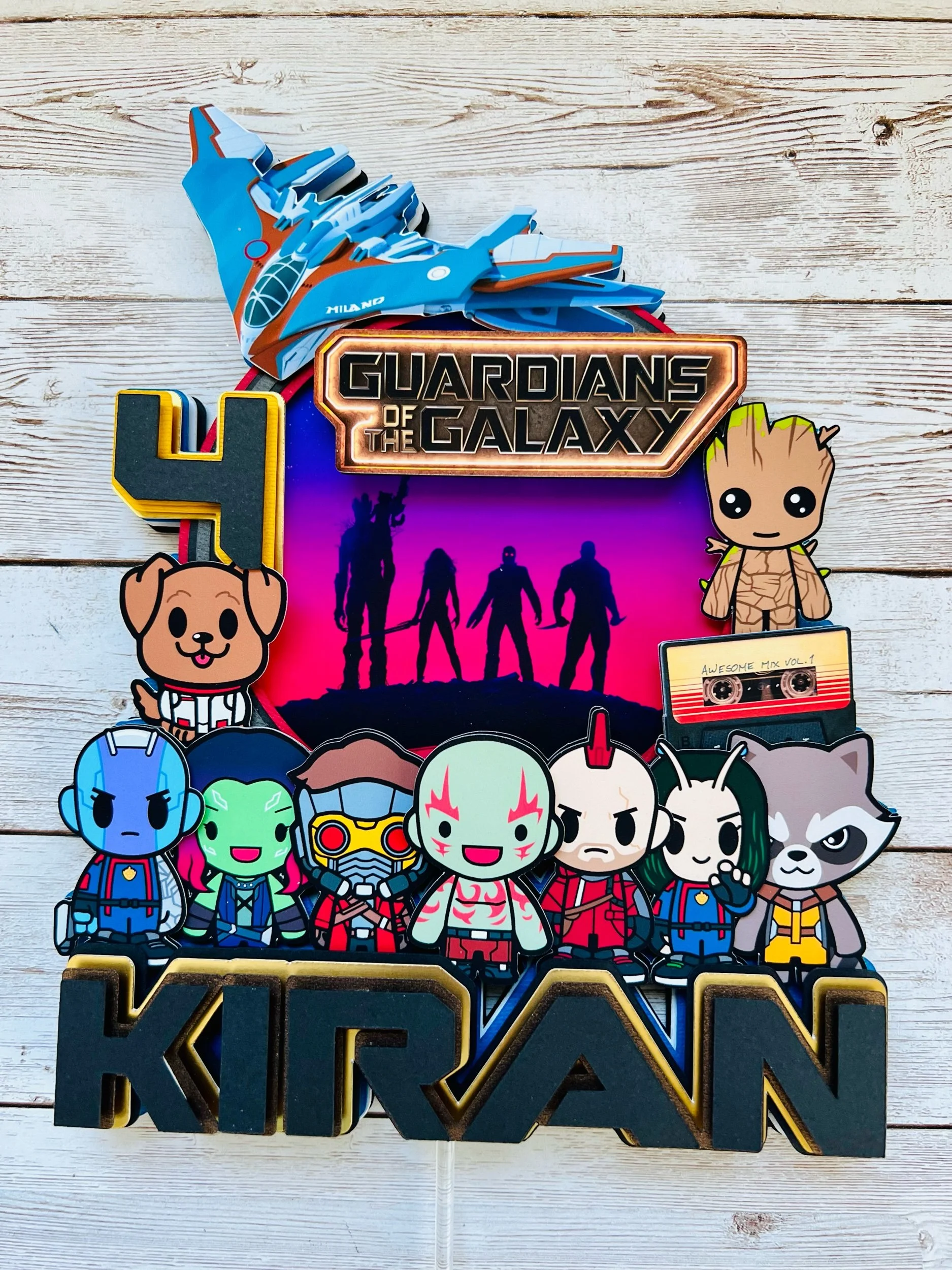 avengers cake topper
