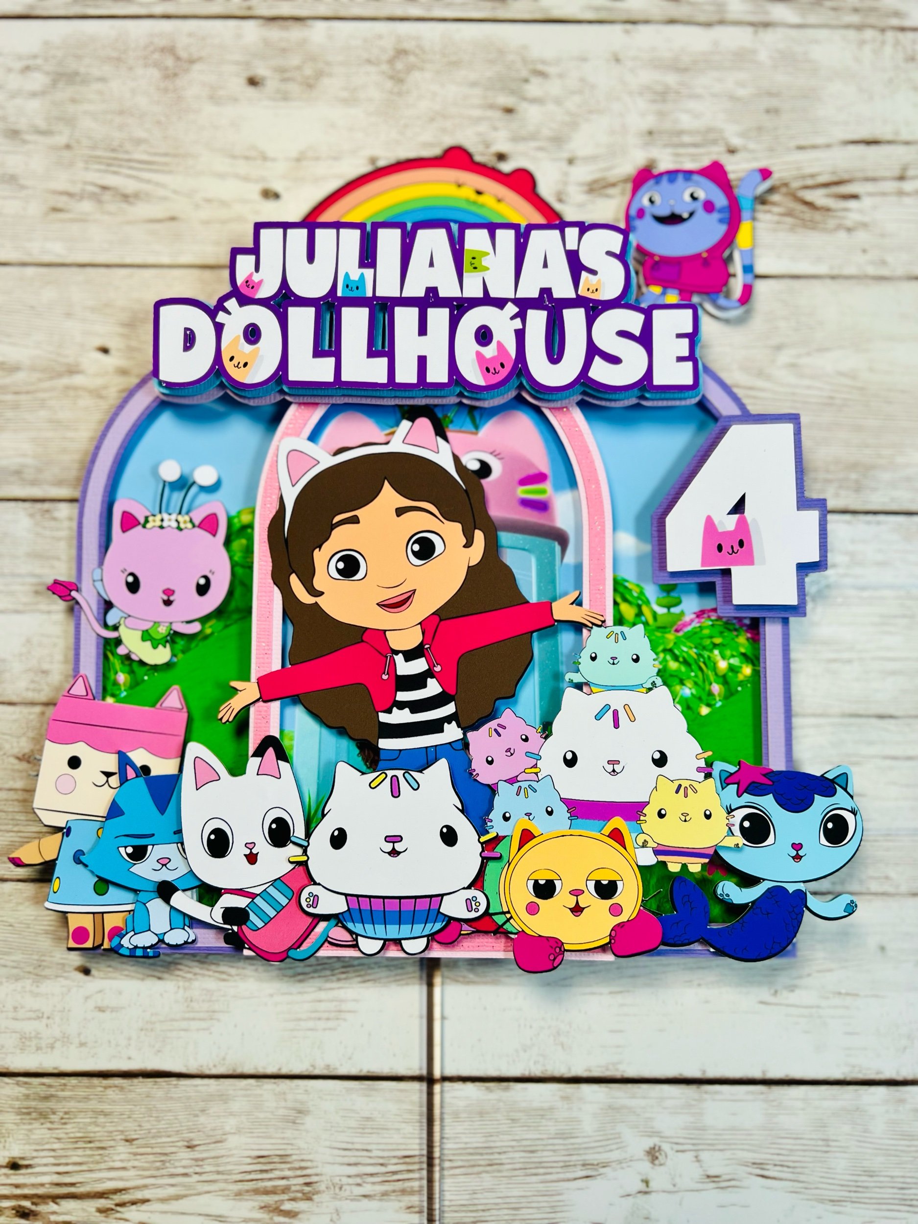 Gaby’s Dollhouse Cake Topper