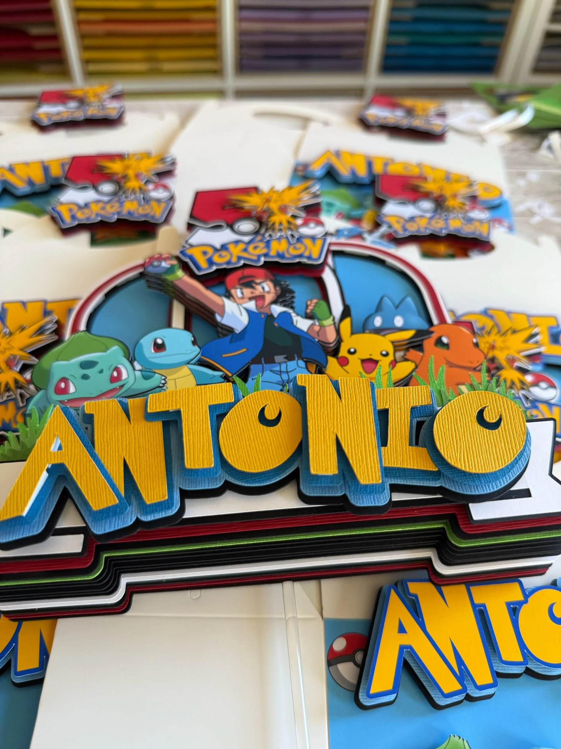 Pokemon cake topper