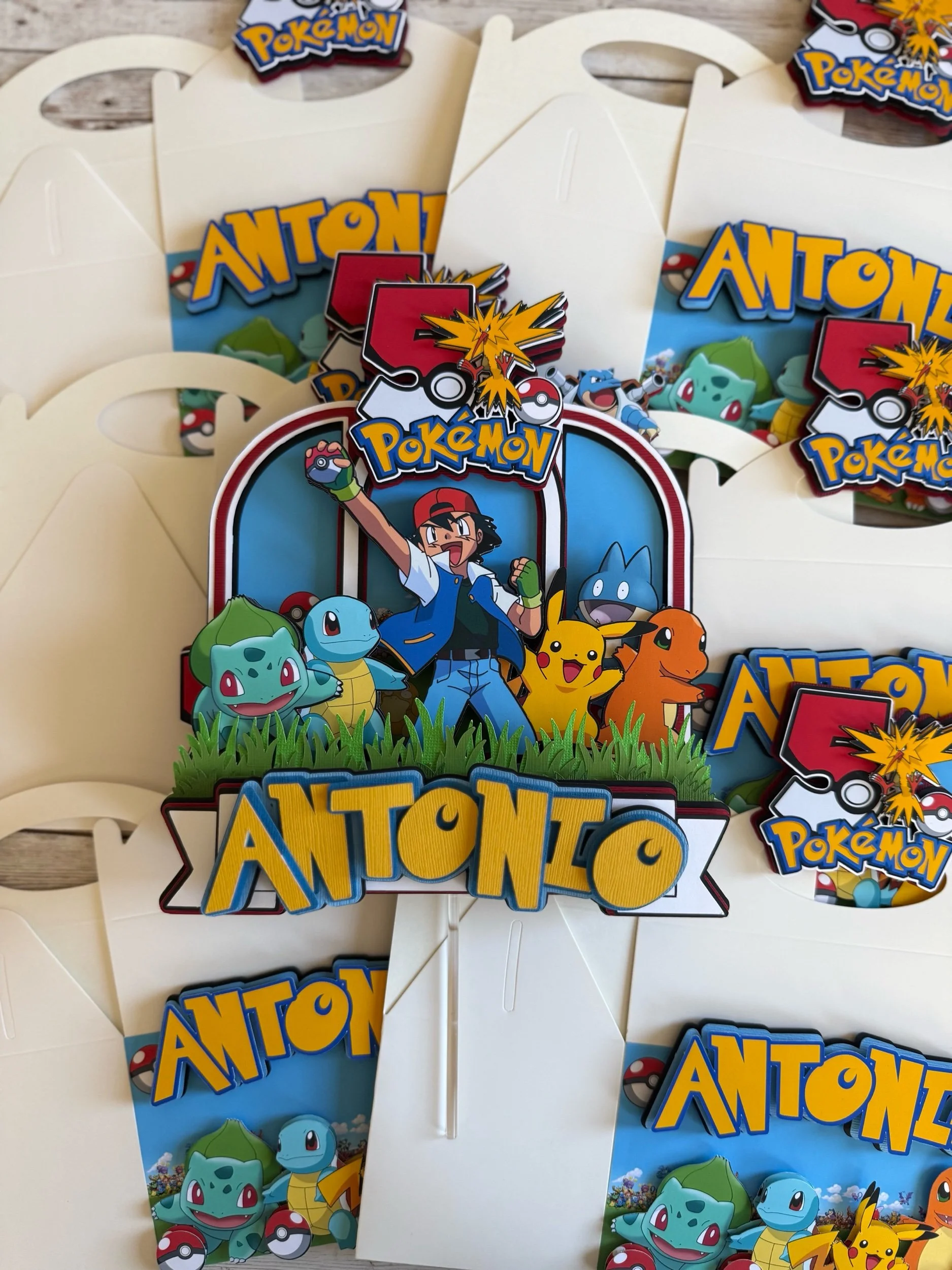 Pokemon Cake Topper