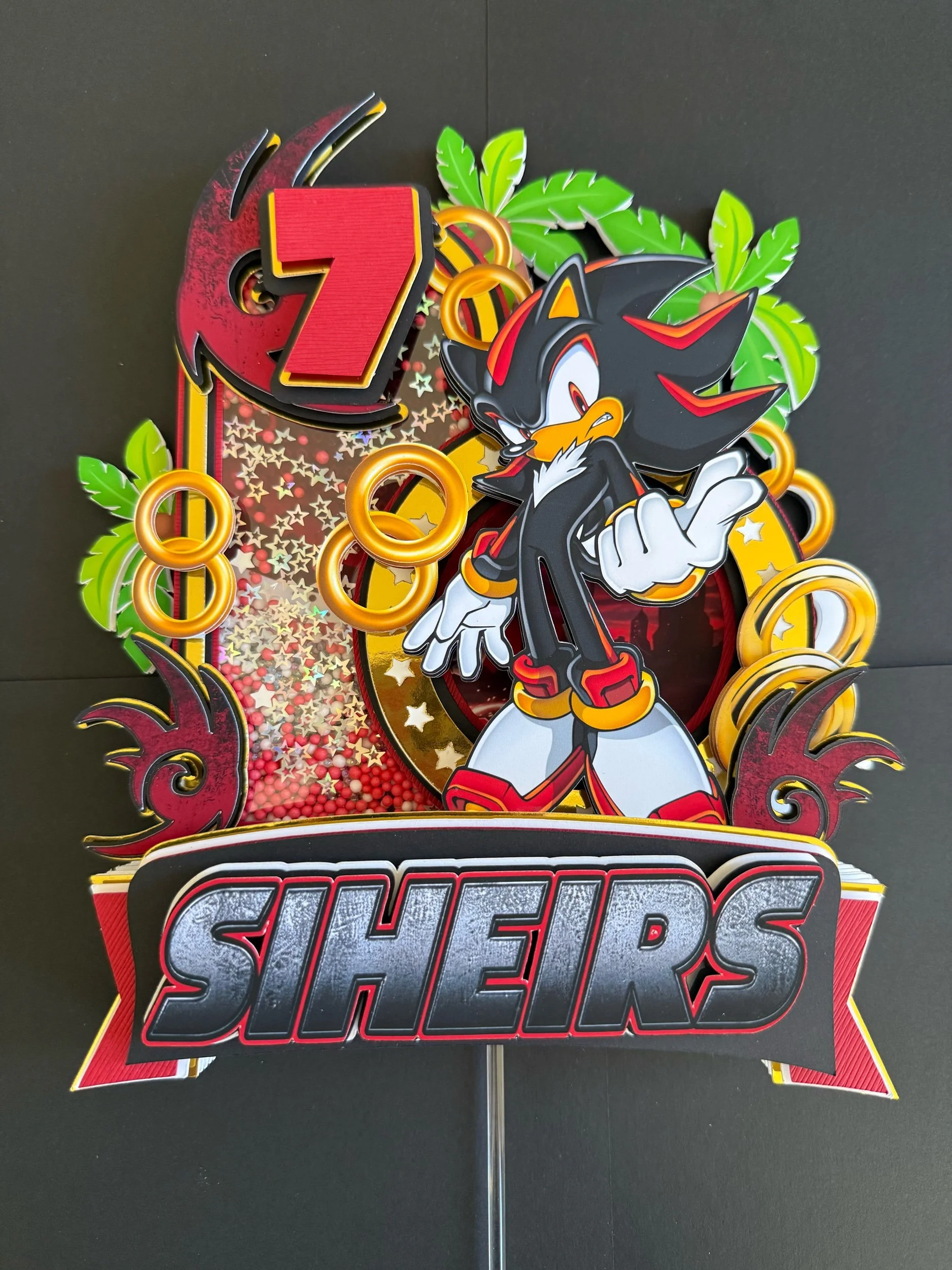 Shadow Cake Topper