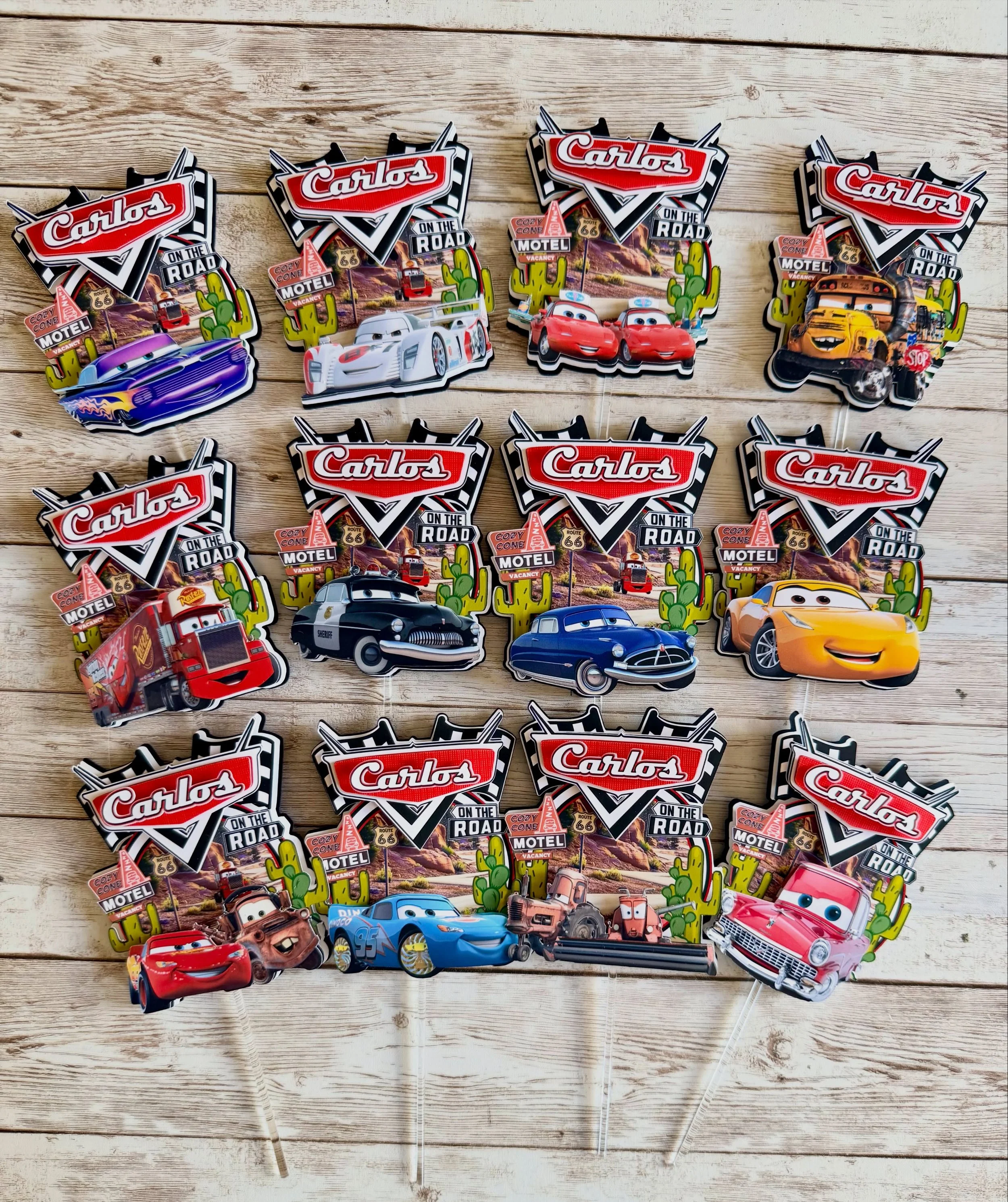 🚨🏁 CAUTION: CUTENESS AHEAD! 🏁🚨

These Cars cupcake toppers are ready to race straight onto your dessert table! 🧁🚗💨❤️

Because every birthday deserves cupcakes that look just as exciting as they taste! 🎂✨

🏎️ Cars-themed parties
🎉 Birthday c