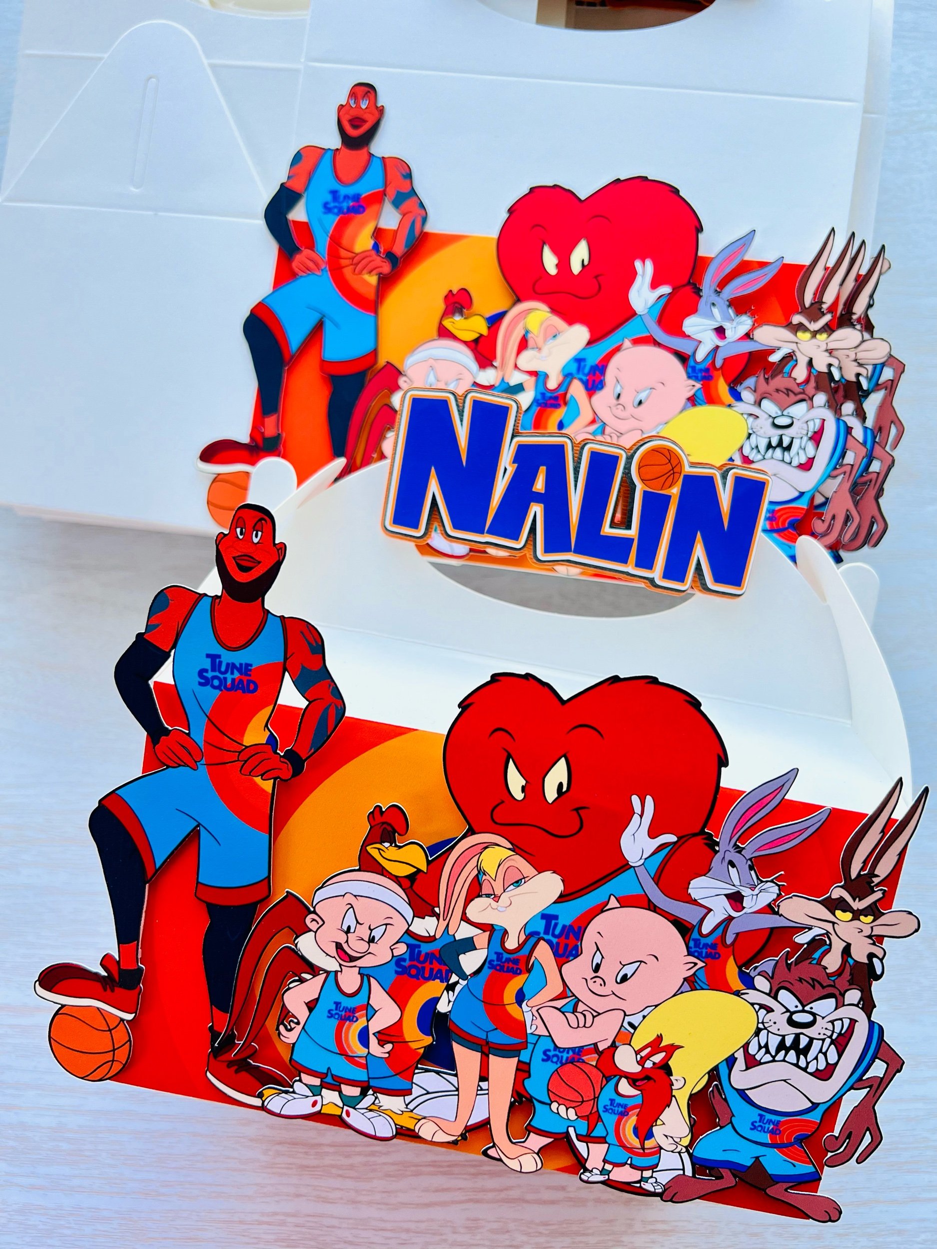 space jam favor boxes