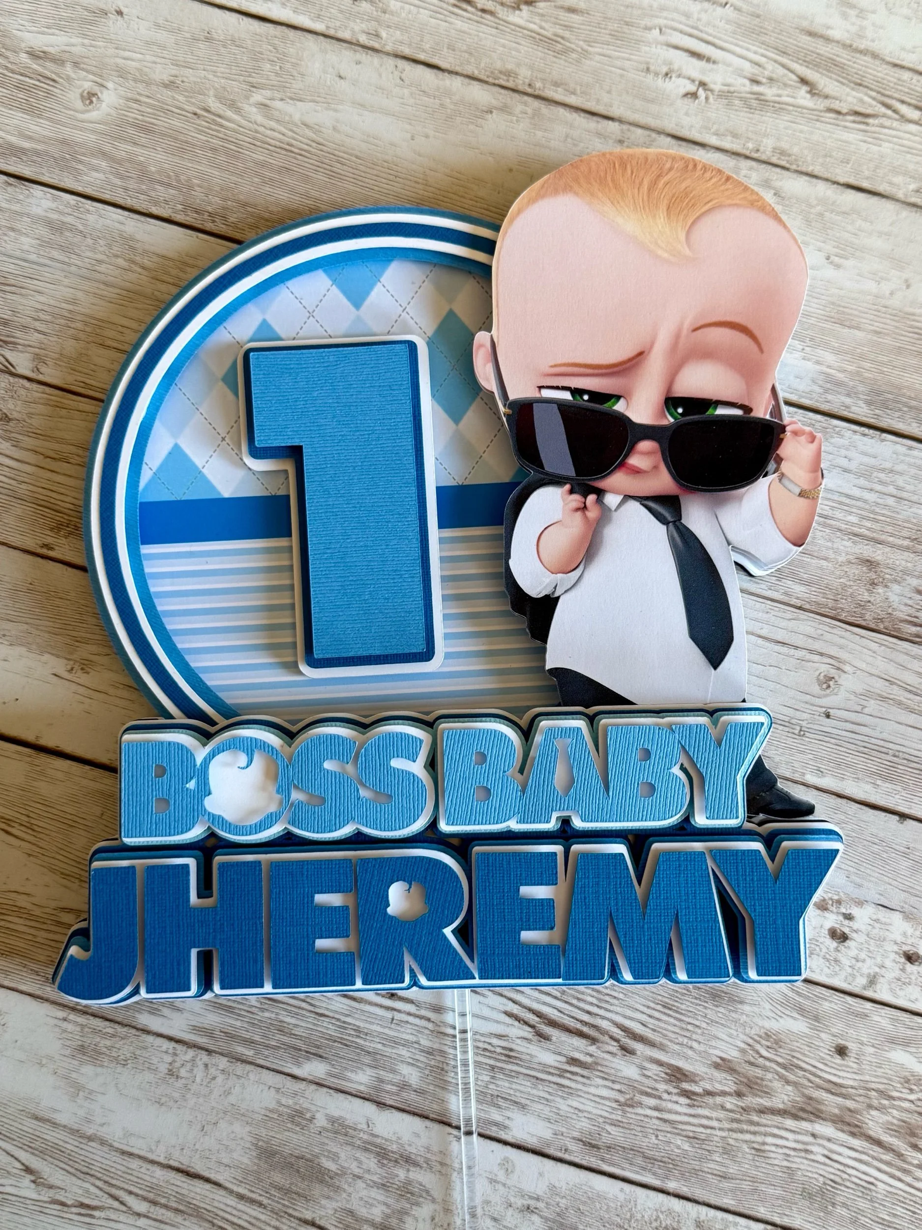 boss baby cake topper