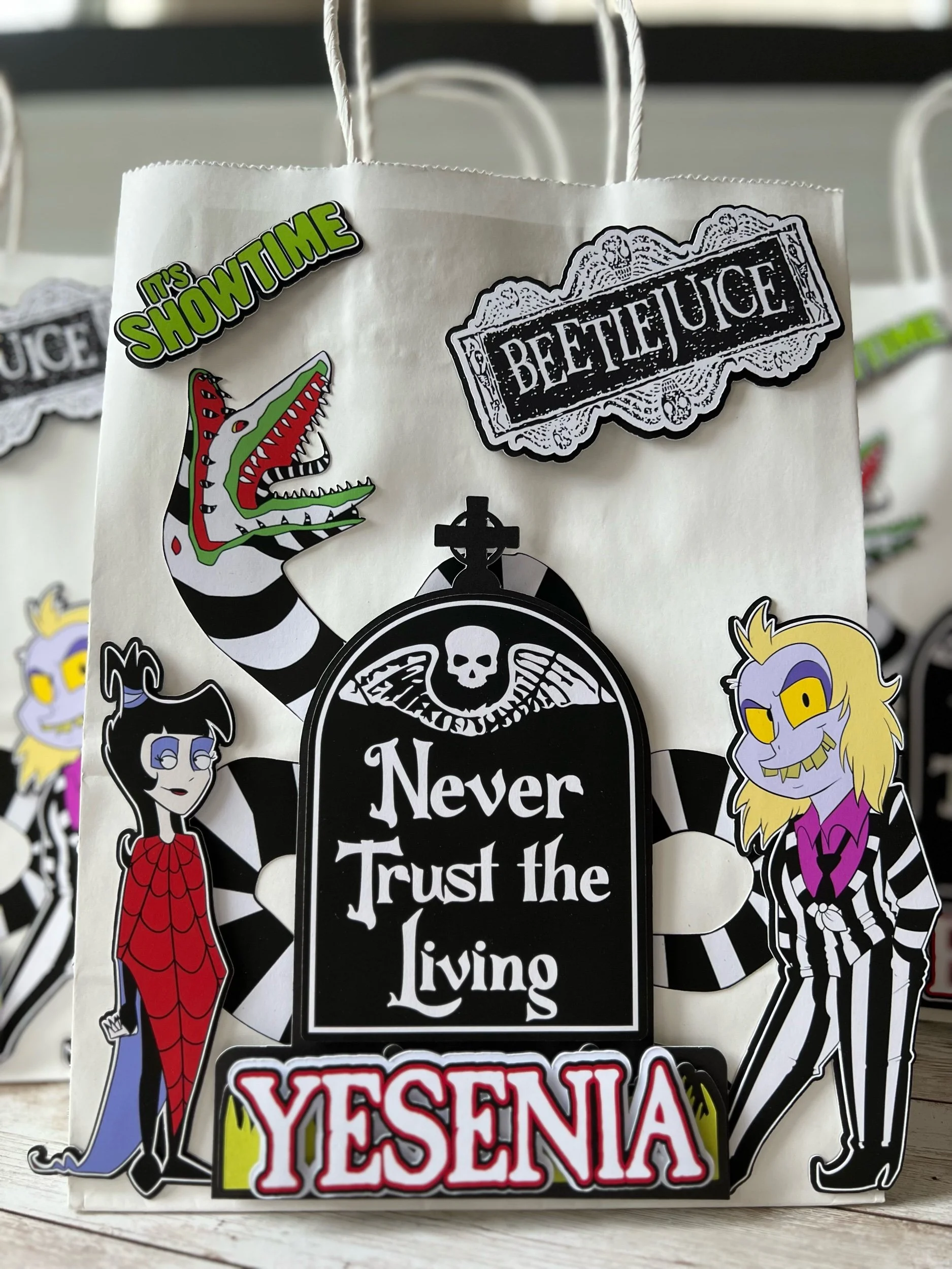 beetlejuice favor bags