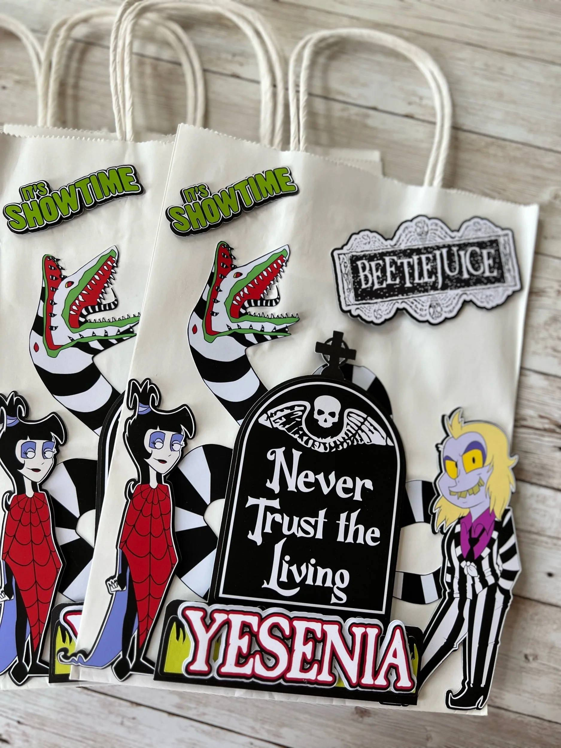beetlejuice favor bags