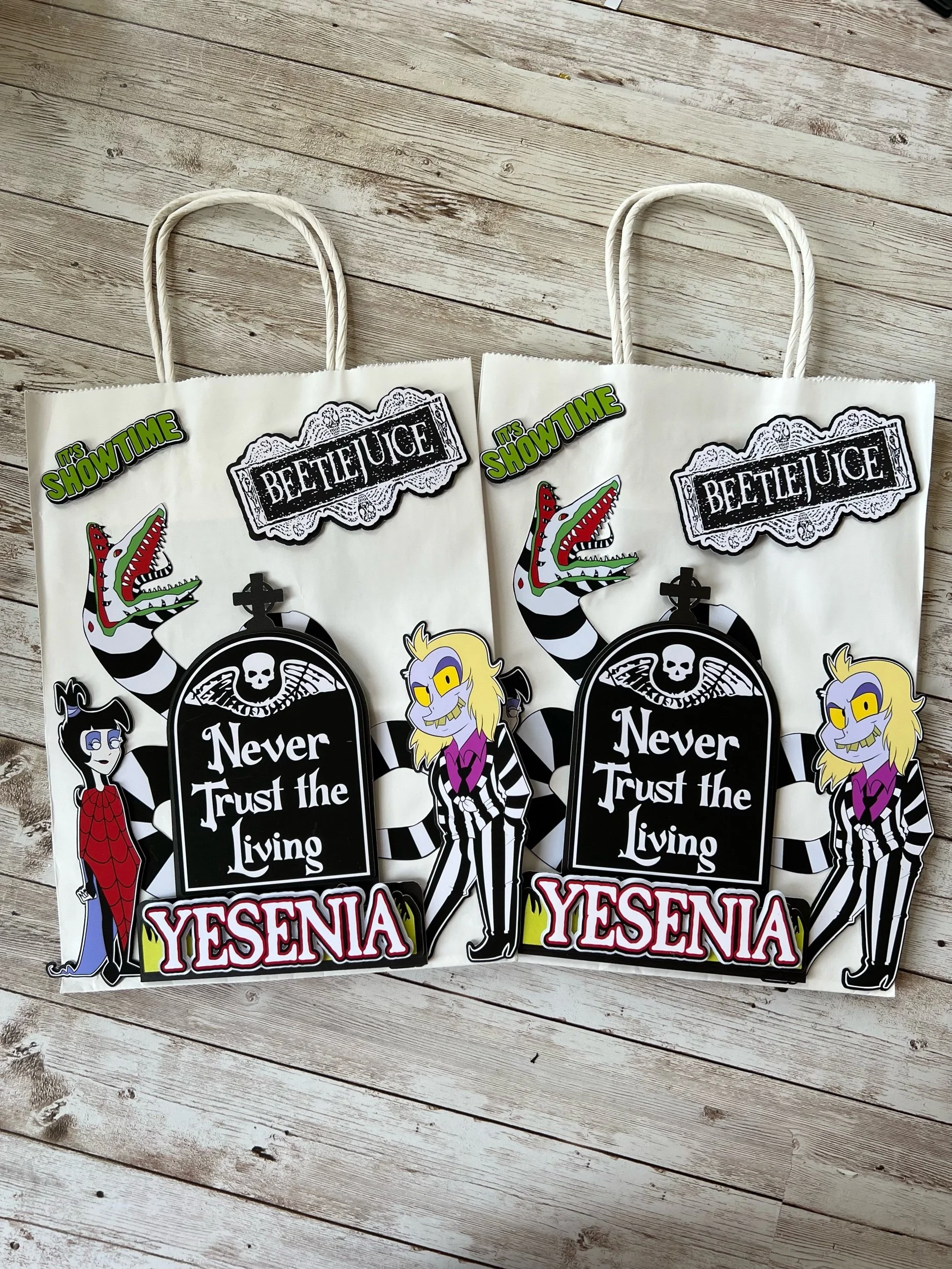 beetlejuice favor bags