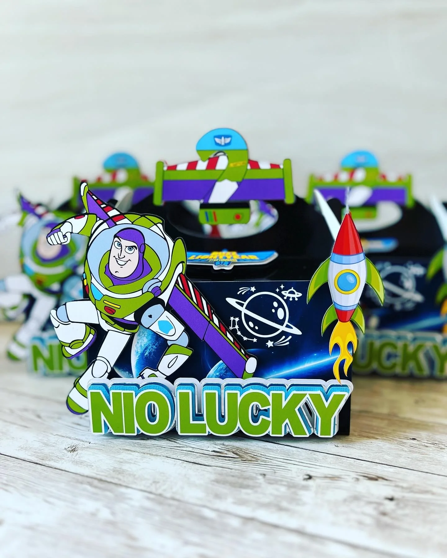Buzz Lightyear Favor Boxes