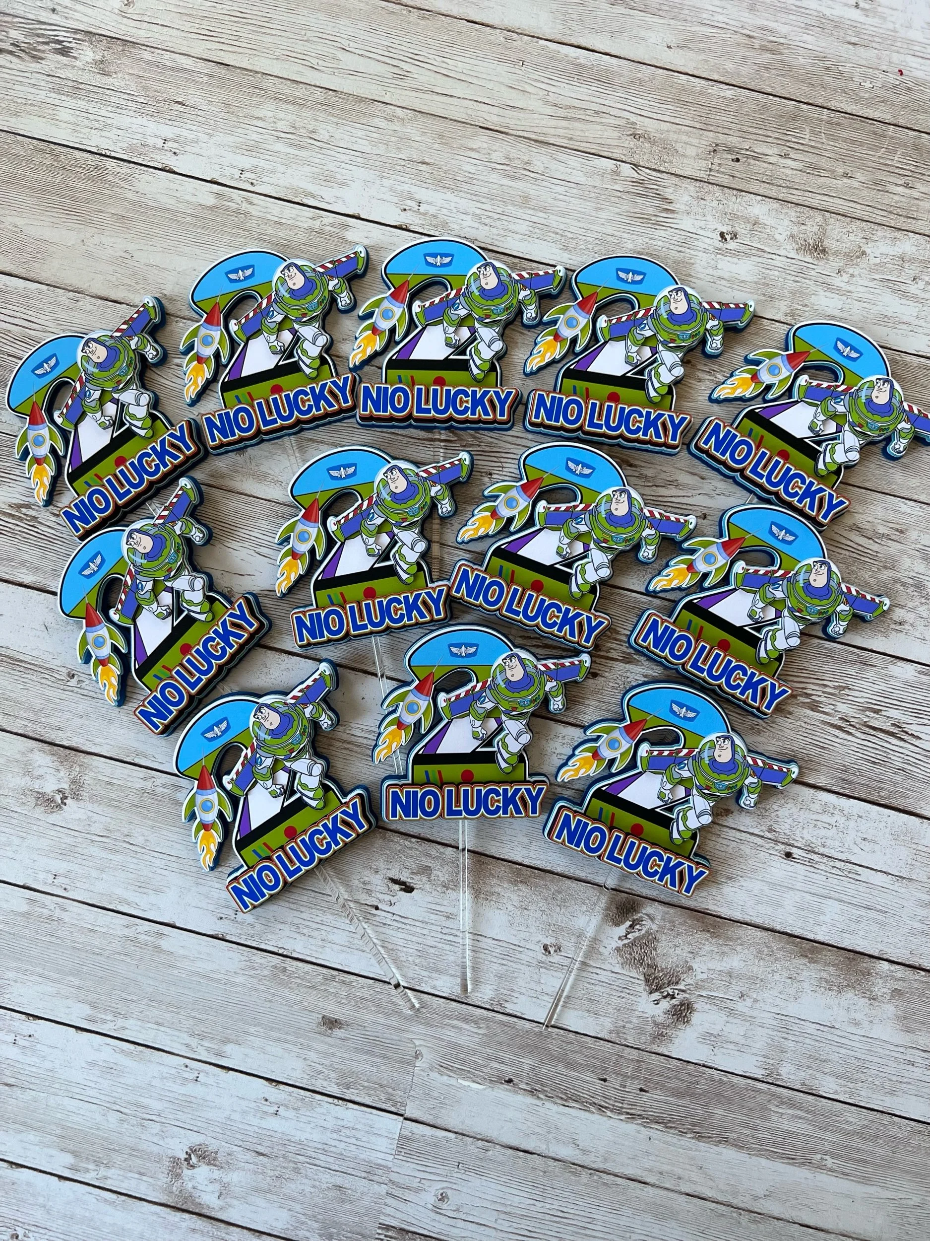 Buzz Lightyear Cupcake Toppers