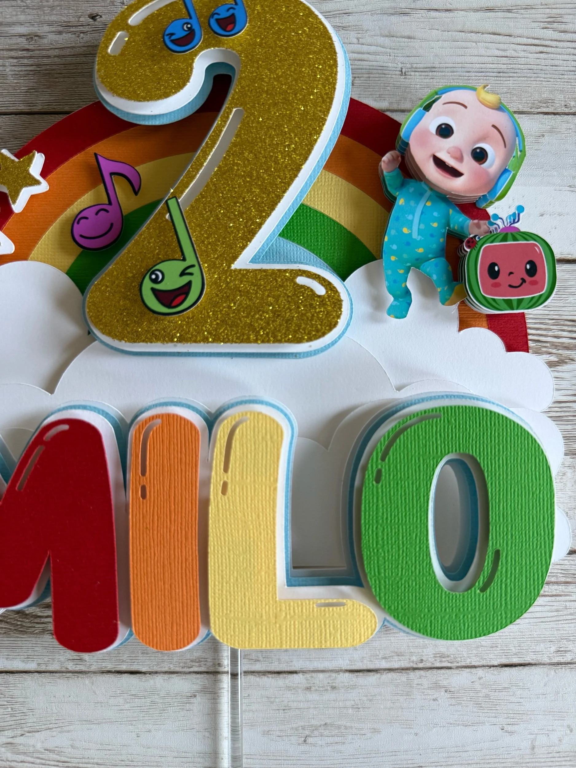 cocomelon cake topper