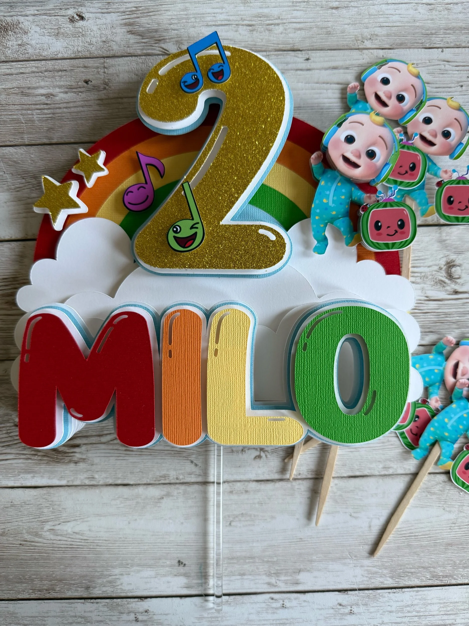 cocomelon cake topper