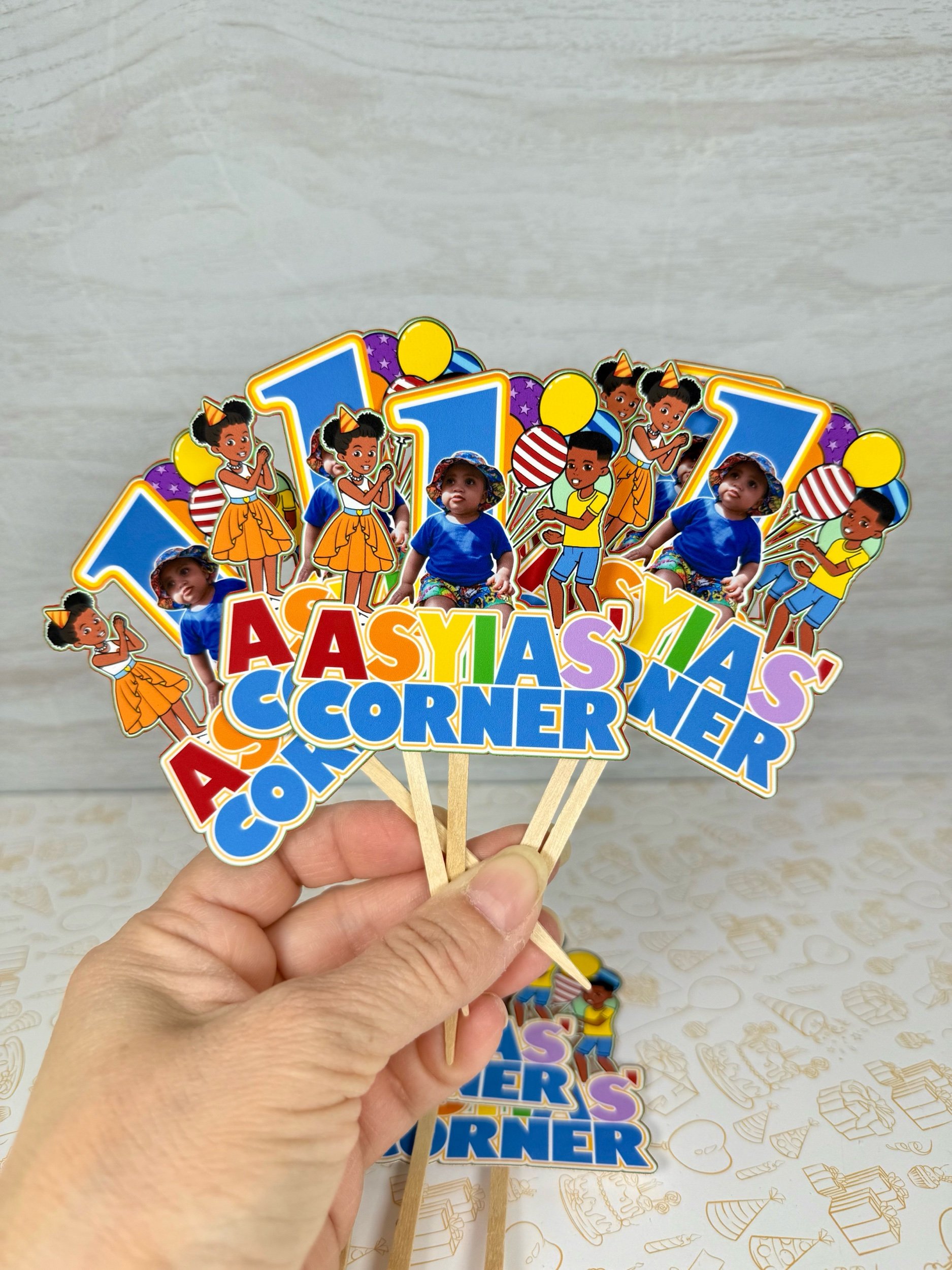 Gracie's corner cupcake toppers